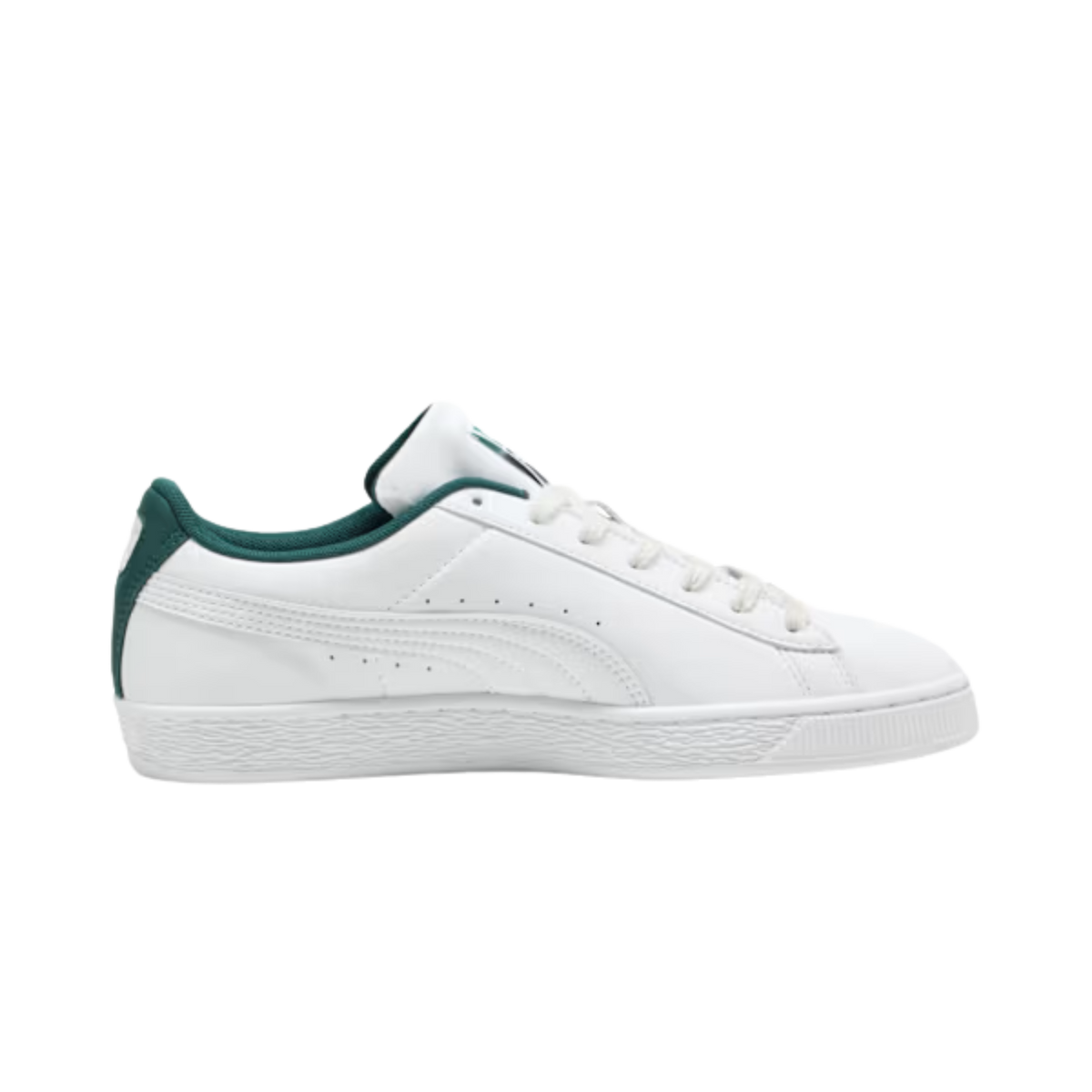 Puma Men Suede Sneakers - White Dark Green