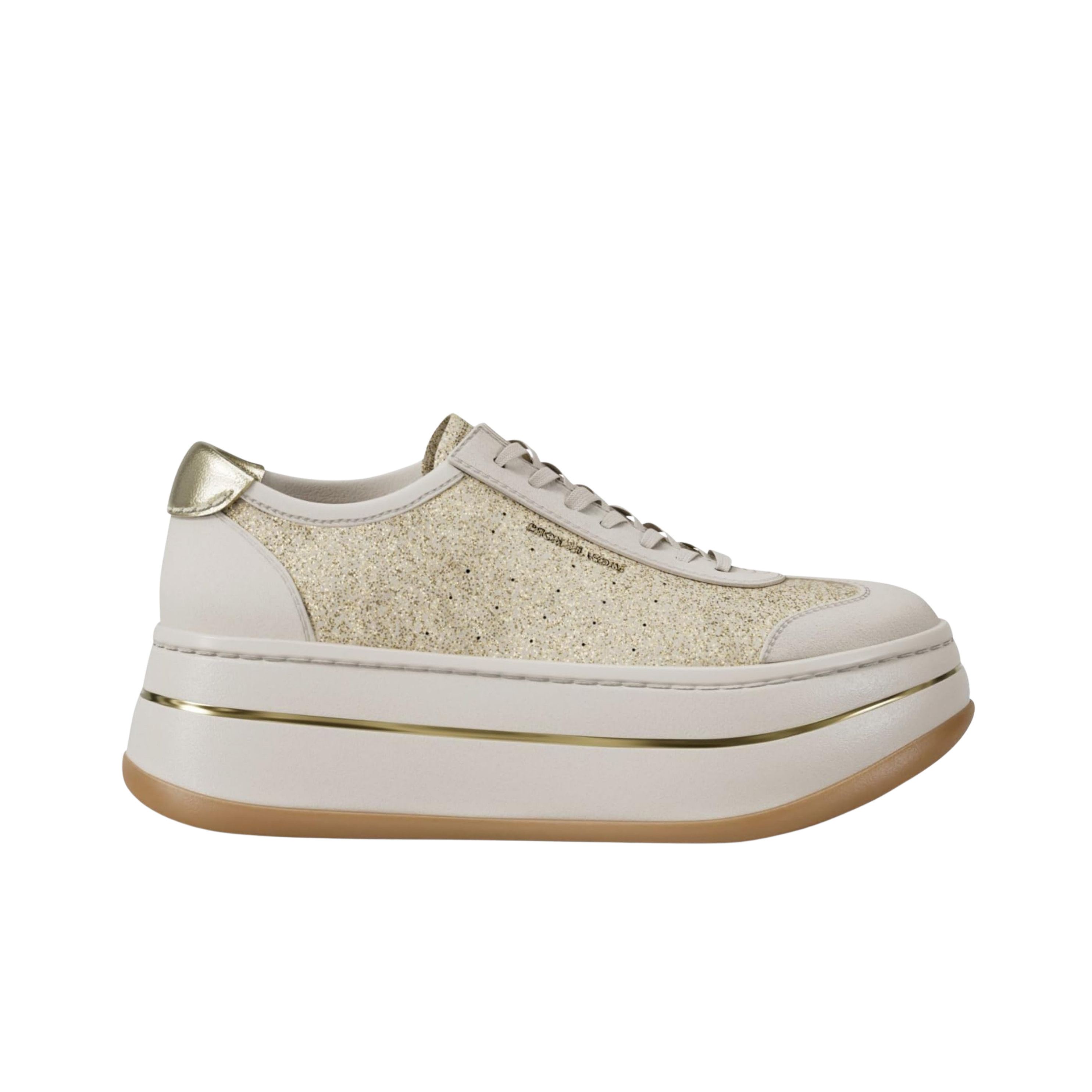 Michael Kors Women Hayes T Toe Platform Sneaker - Pale Gold