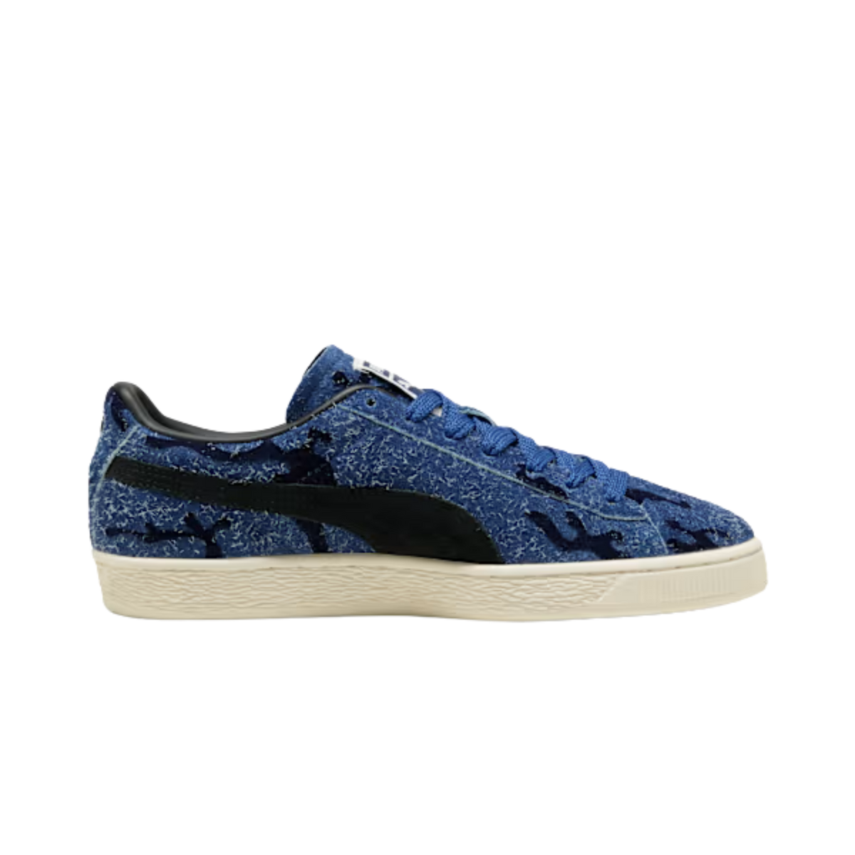 Puma Men Suede Flock Sneakers - Blue Jewel Club Navy