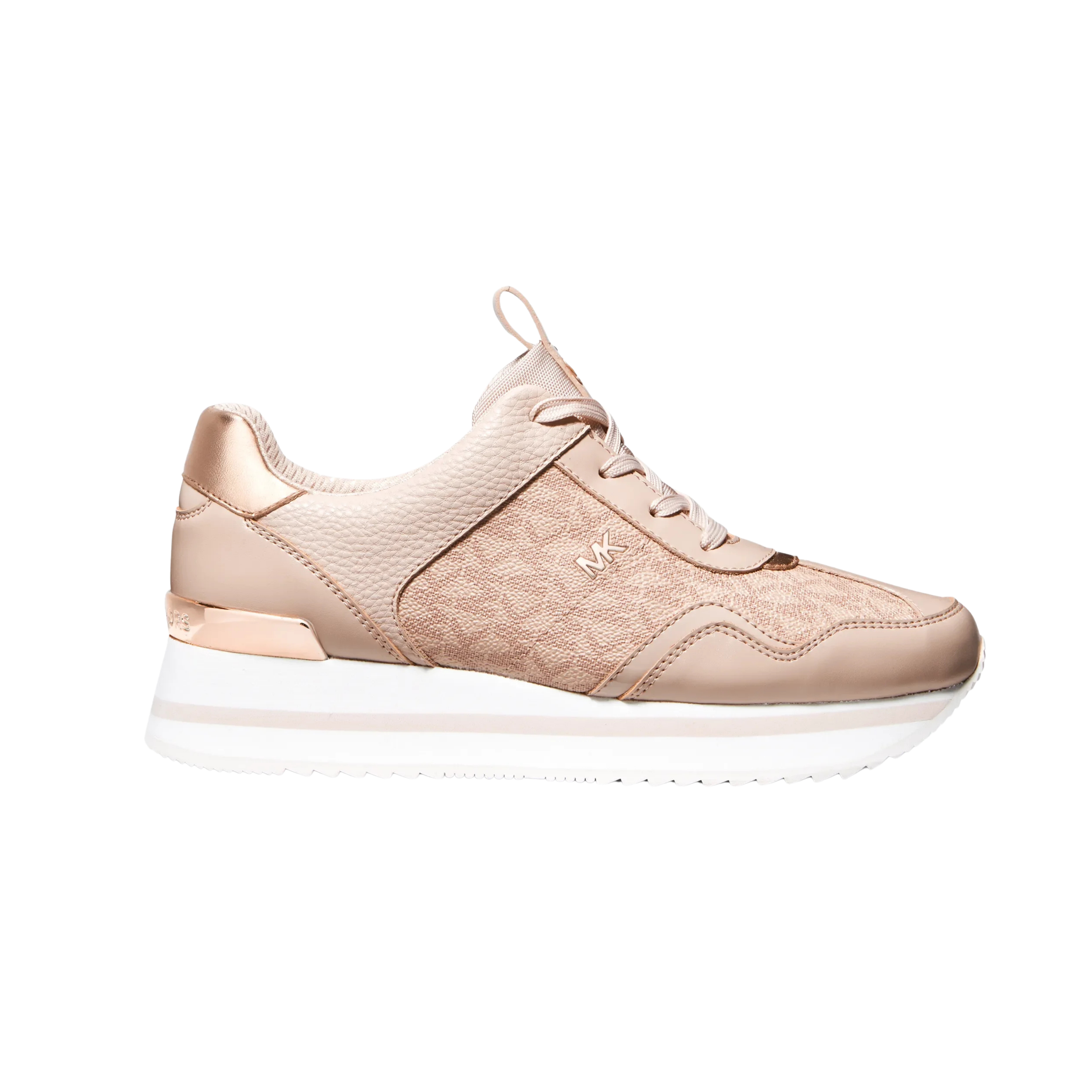 Michael Kors Women Raina Signature Logo Platform Trainer - Ballet