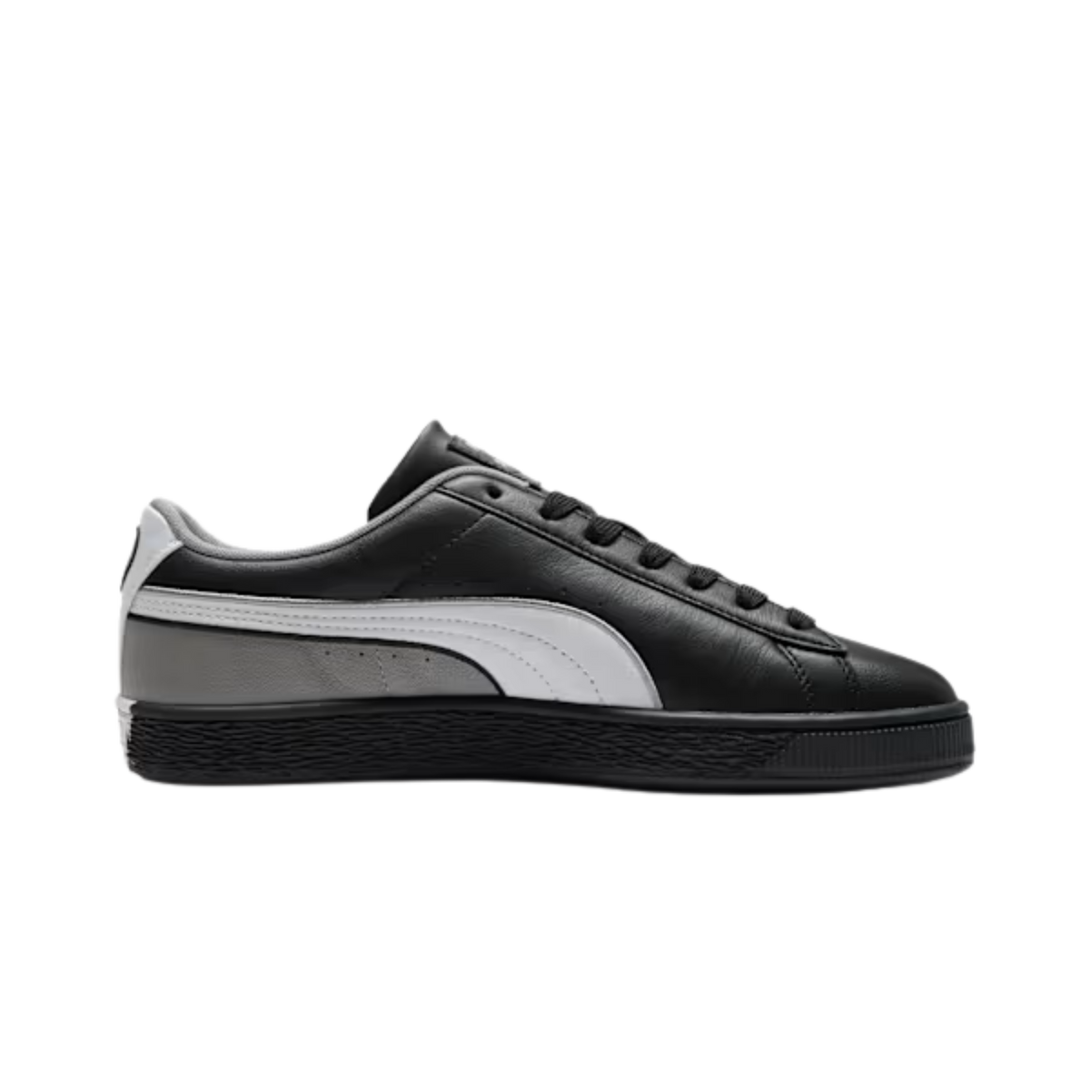 Puma Men Basket Las Vegas Sneakers - Black Feather Gray Stormy Slate