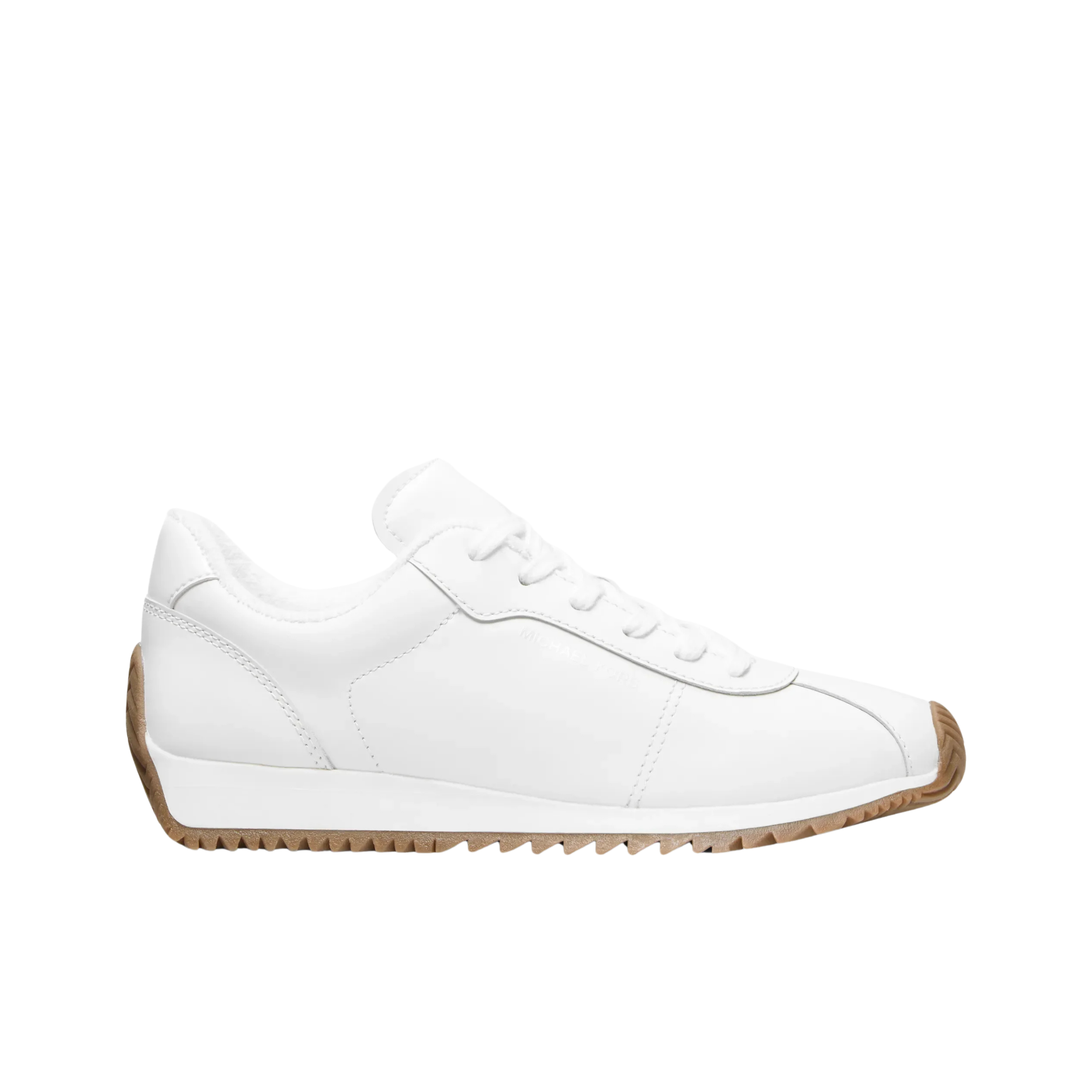 Michael Kors Women Rhodes Leather Trainer - Optic White