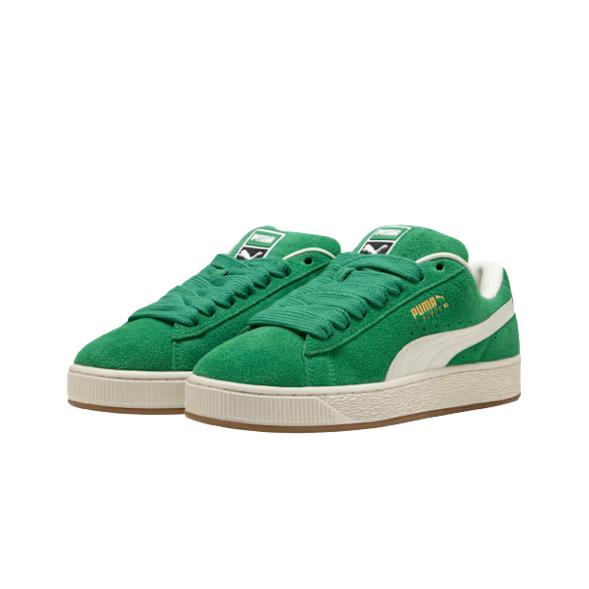 Puma Men Suede XL Sneakers - Archive Green Vapor Gray