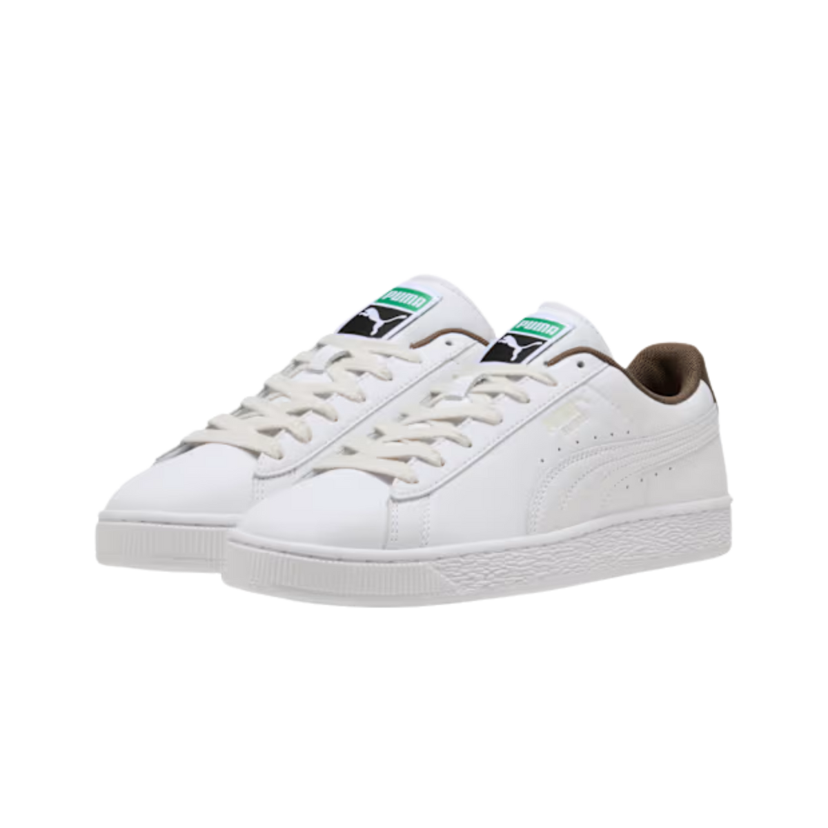 Puma Men Suede Sneakers - White Matte Bronze