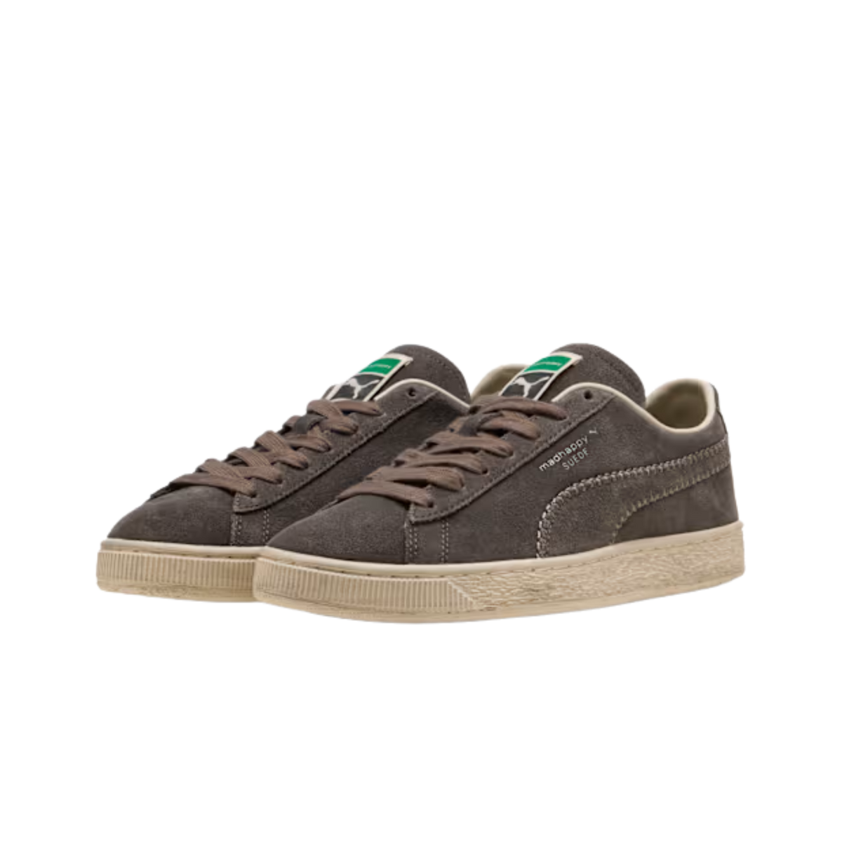 Puma Men X Madhappy Suede Sneakers - Matte Bronze Alpine Snow