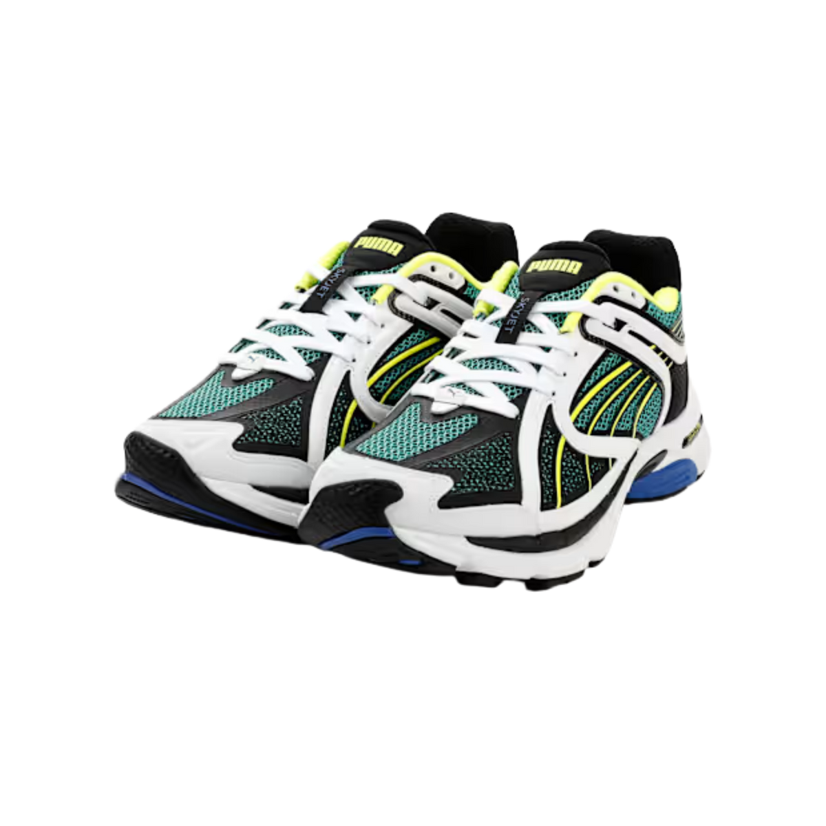 Puma Men SkyJet Sneakers - Vibrant Green White
