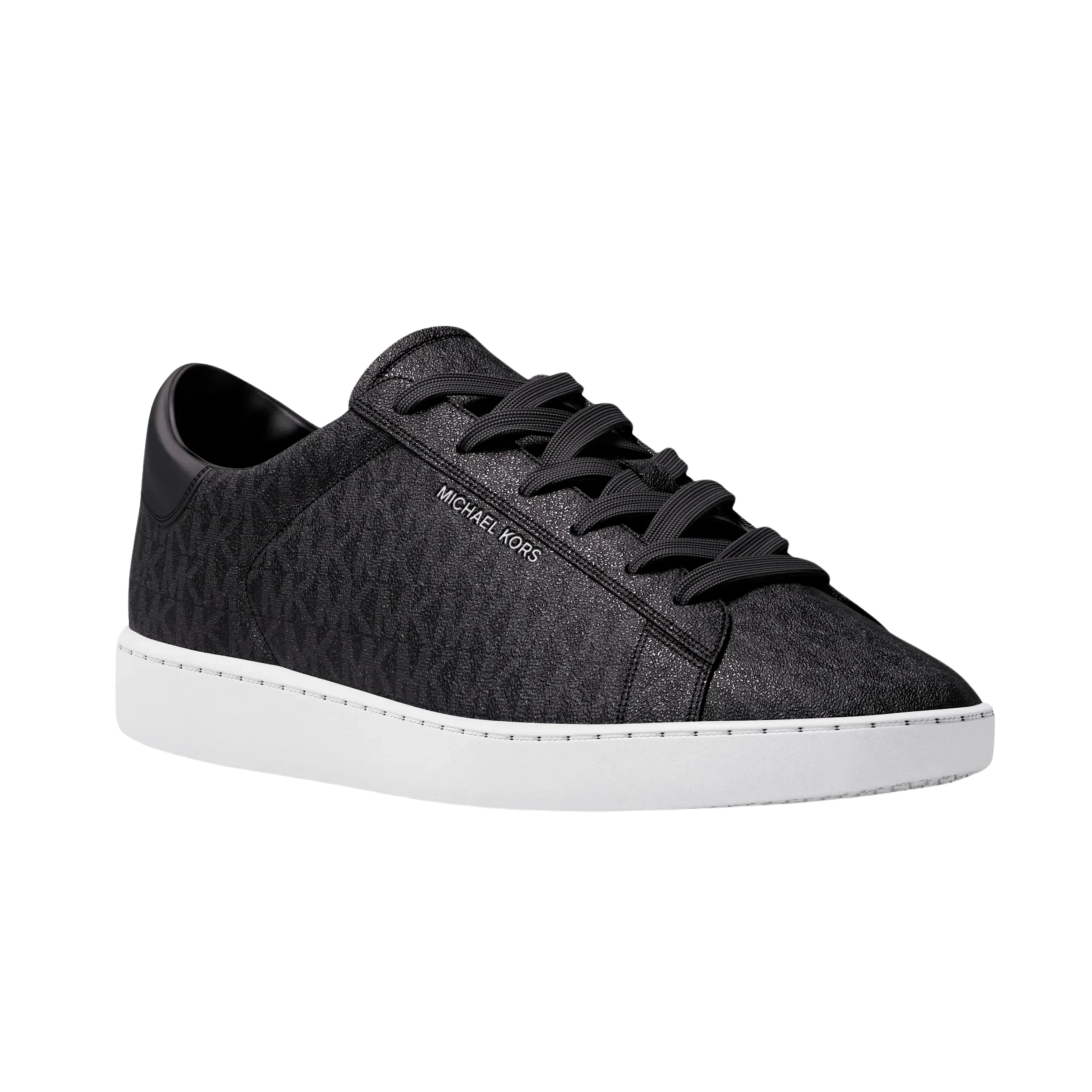 Michael Kors Men Reign Signature Leather Sneaker - Black
