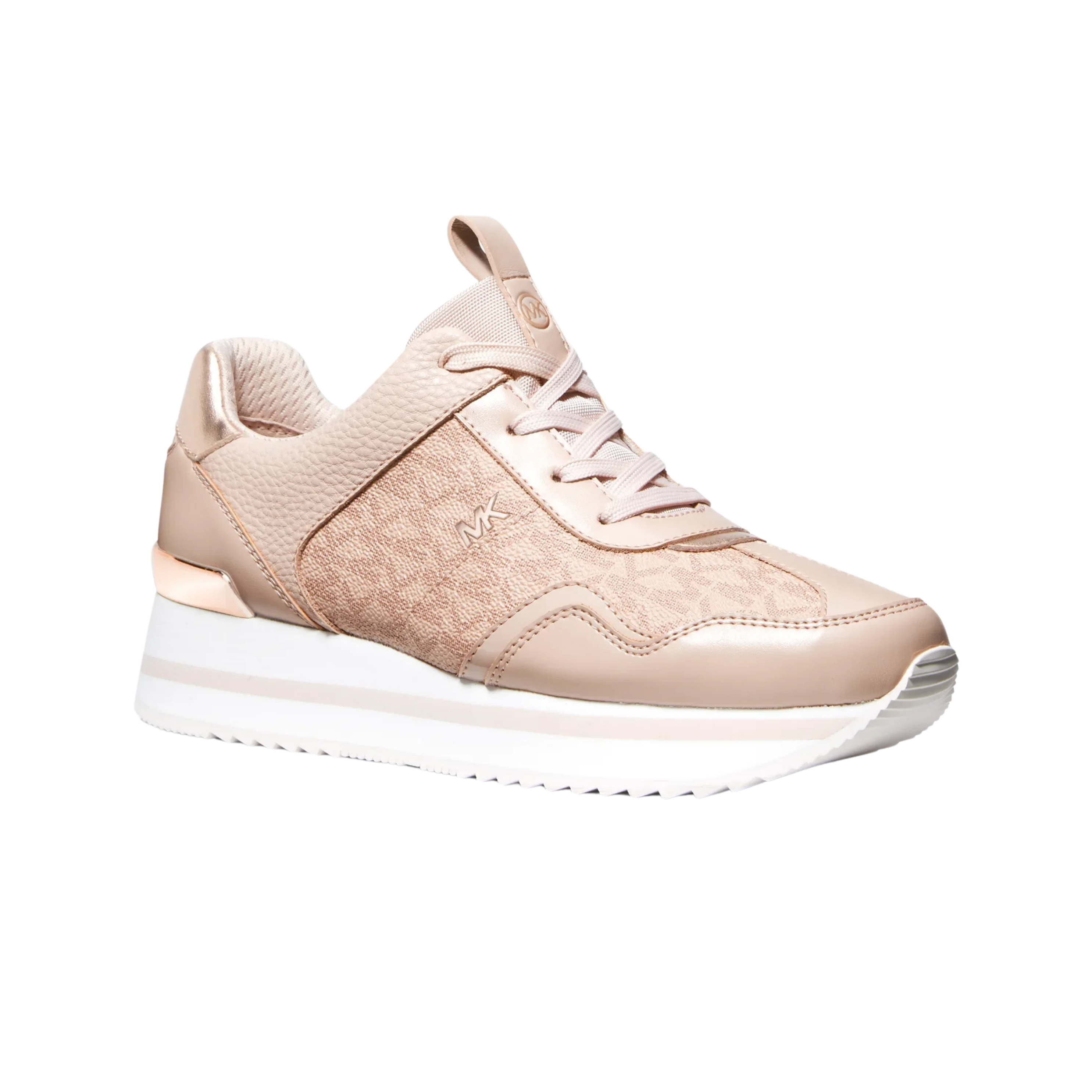 Michael Kors Women Raina Signature Logo Platform Trainer - Ballet