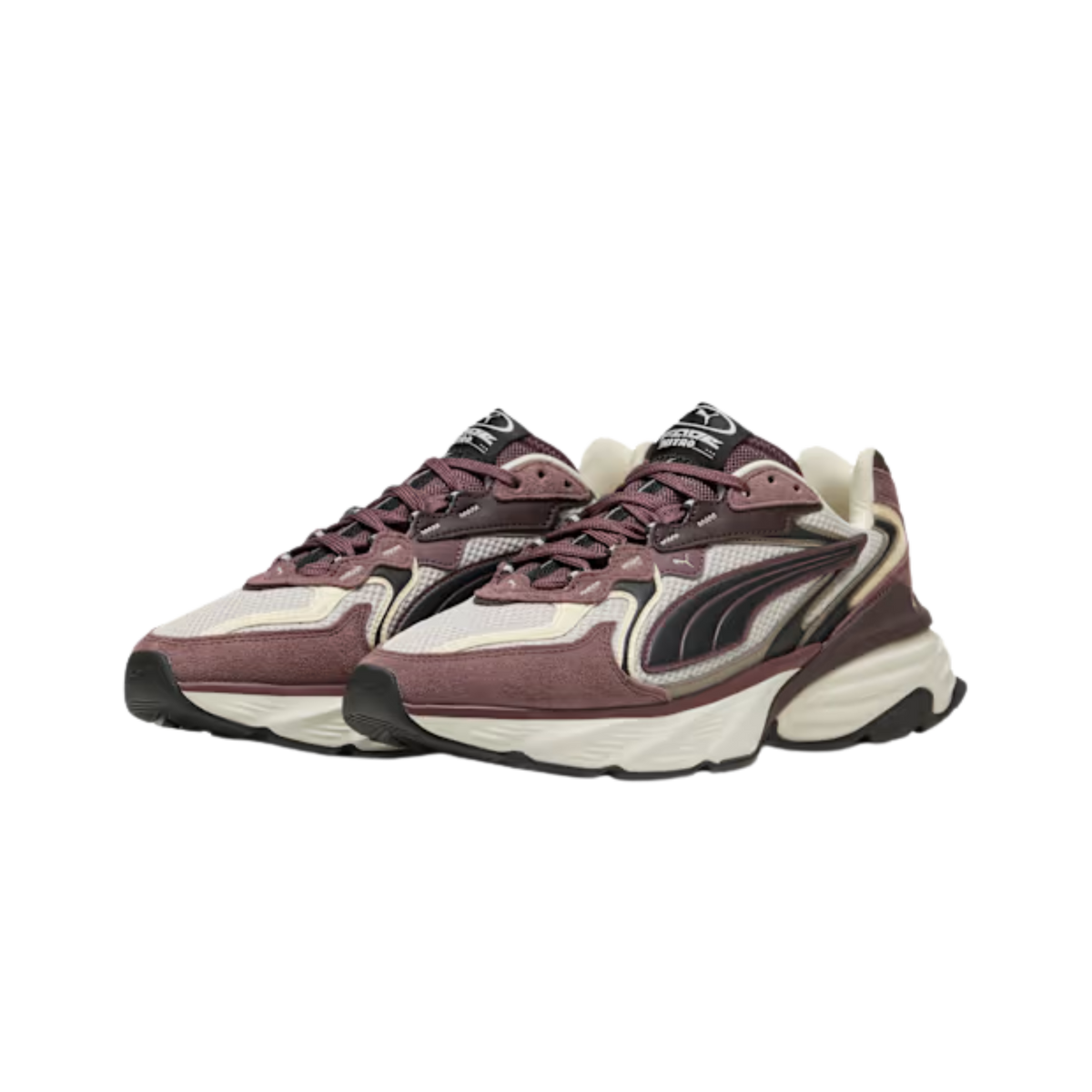 Puma Men Fade LS Sneakers - Silver Fog Rich Cocoa