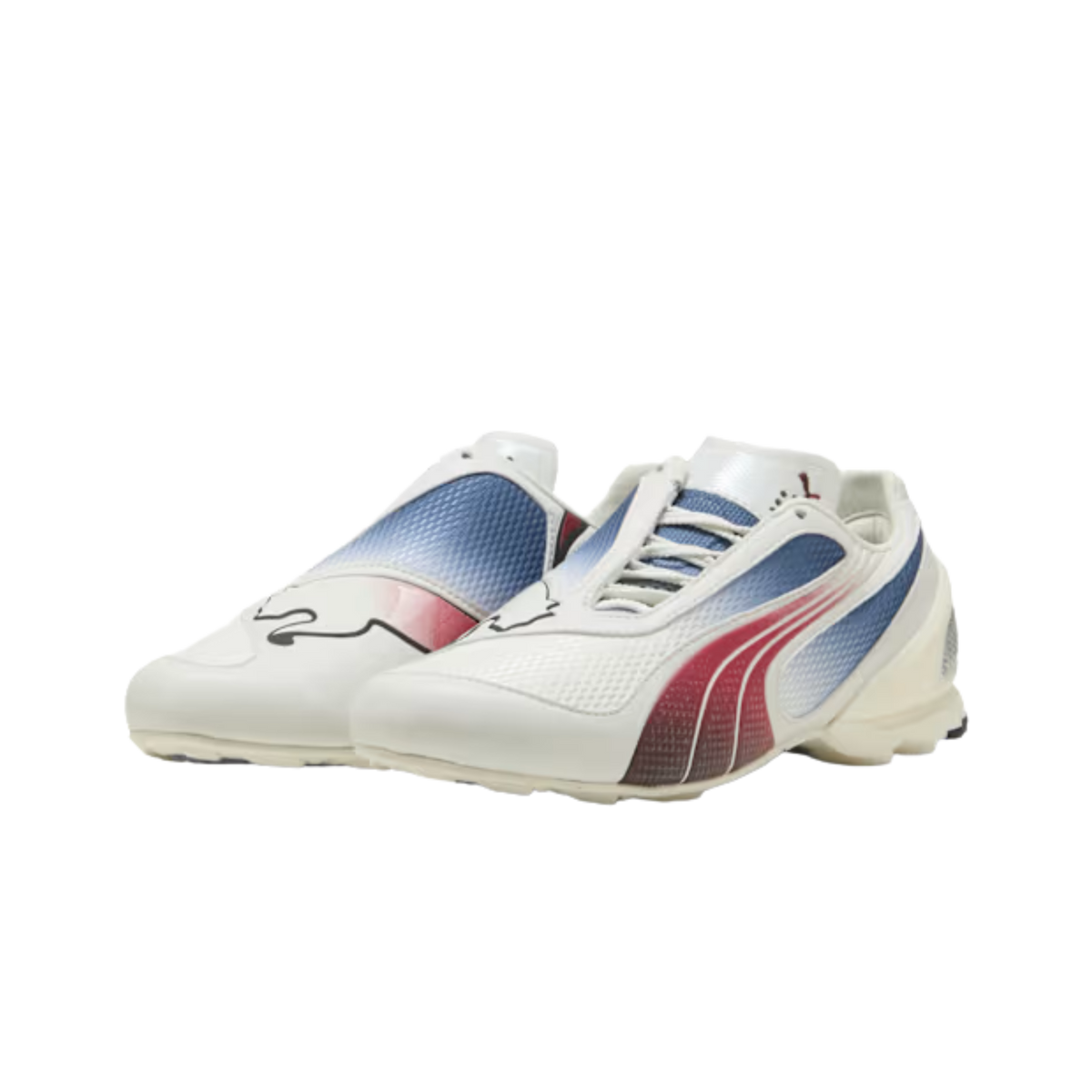 Puma Men V S1 Sneakers - Vapor Gray Dark Crimson