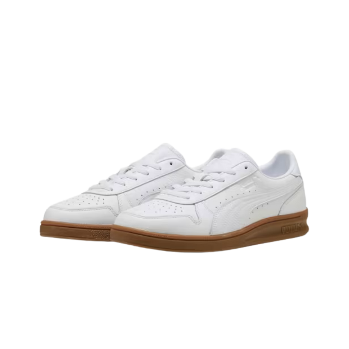 Puma Men Indoor Leather Sneakers - White