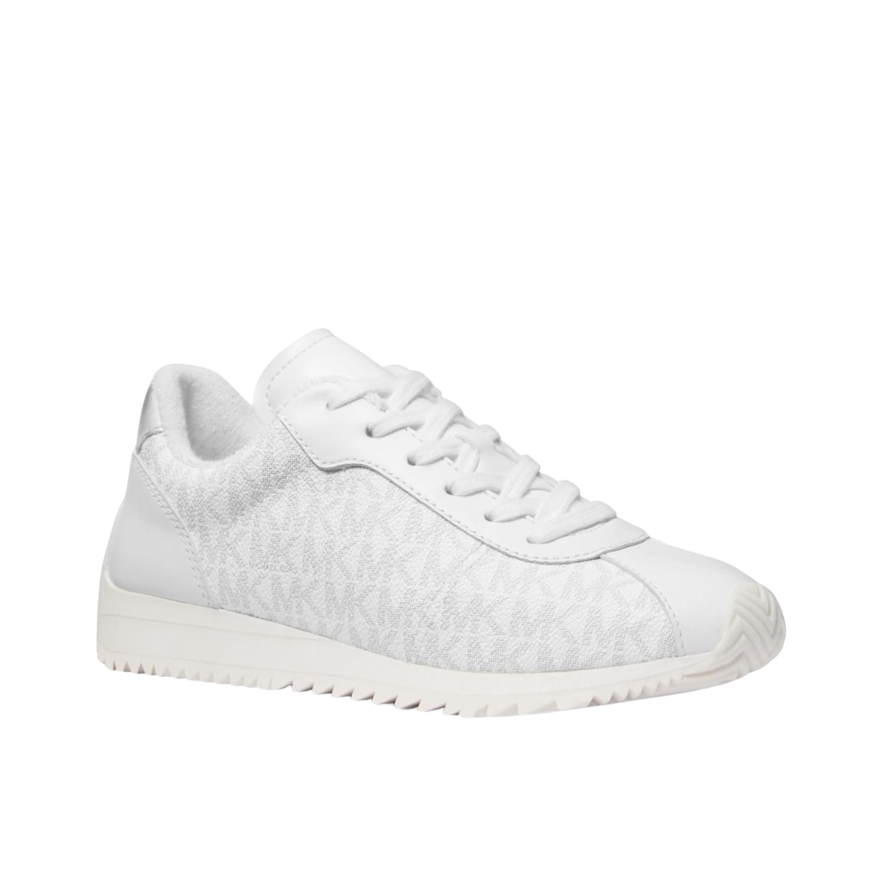 Michael Kors Women Rhodes Signature Logo Trainer - Bright White