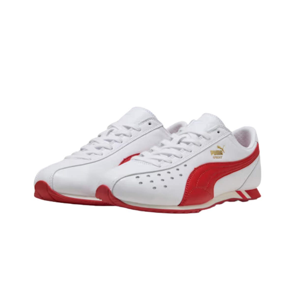 Puma Men Sprint Sneakers - White Candy Apple