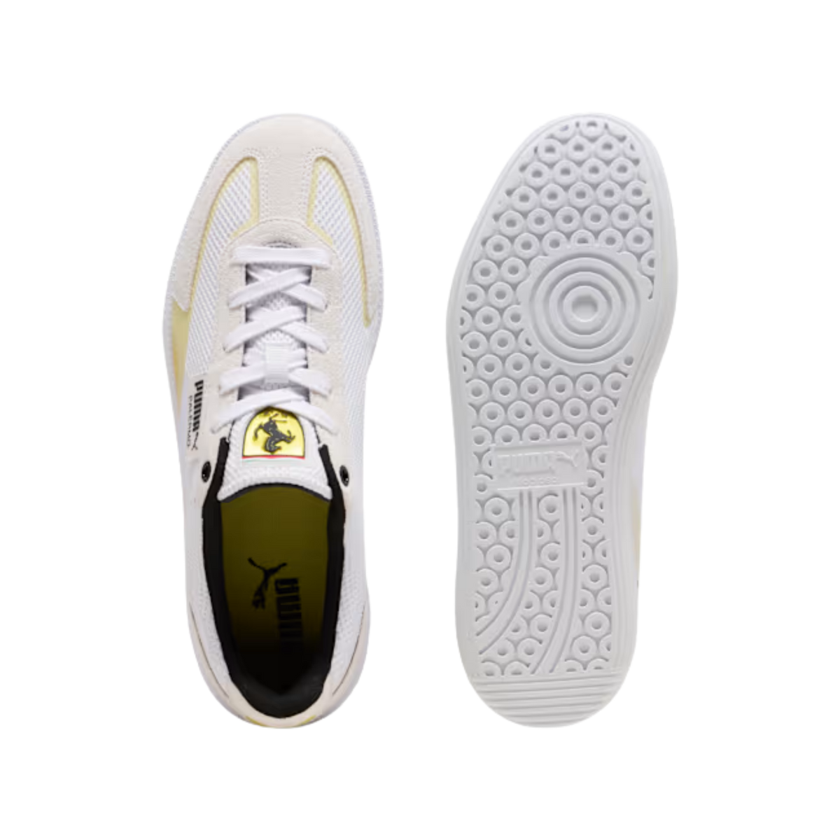 Puma Men Scuderia Ferrari Palermo Sneakers - White Speed Yellow