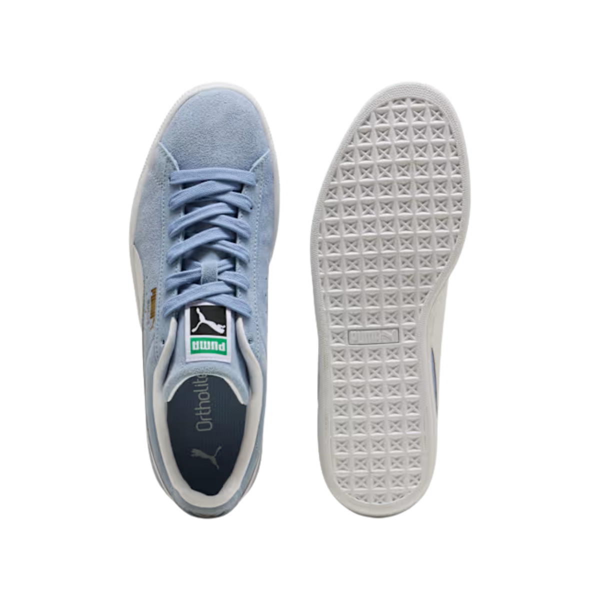 Puma Men Suede Classic Sneakers - Chambray Blue White