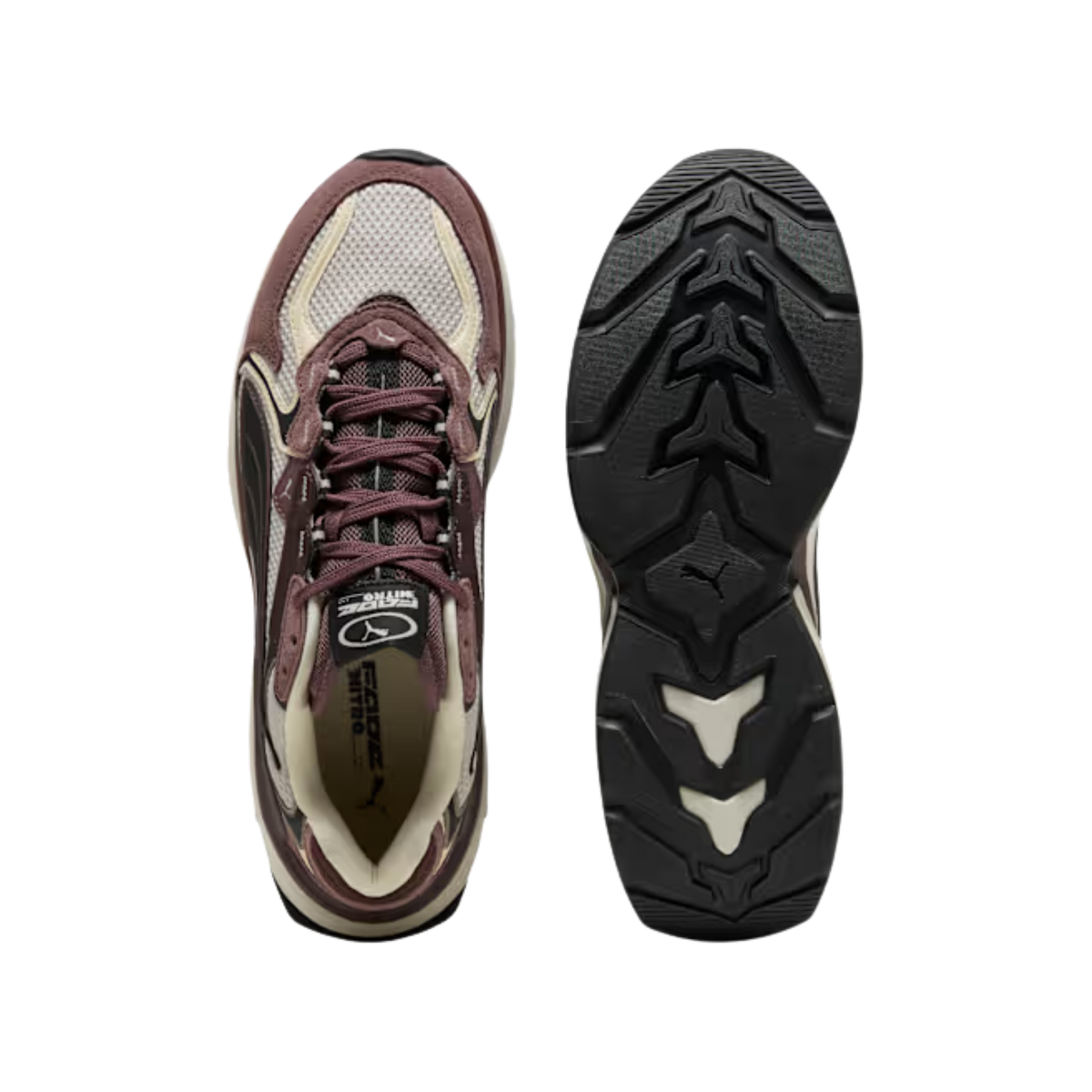 Puma Men Fade LS Sneakers - Silver Fog Rich Cocoa