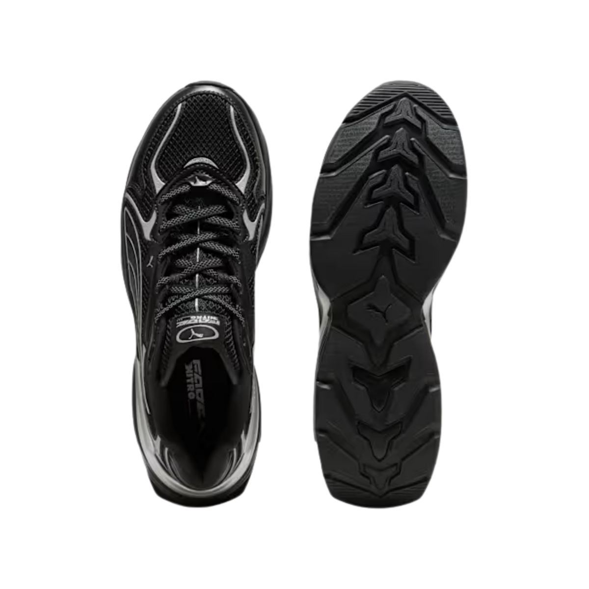 Puma Men Fade LS Y2K Sneakers - Black Silver