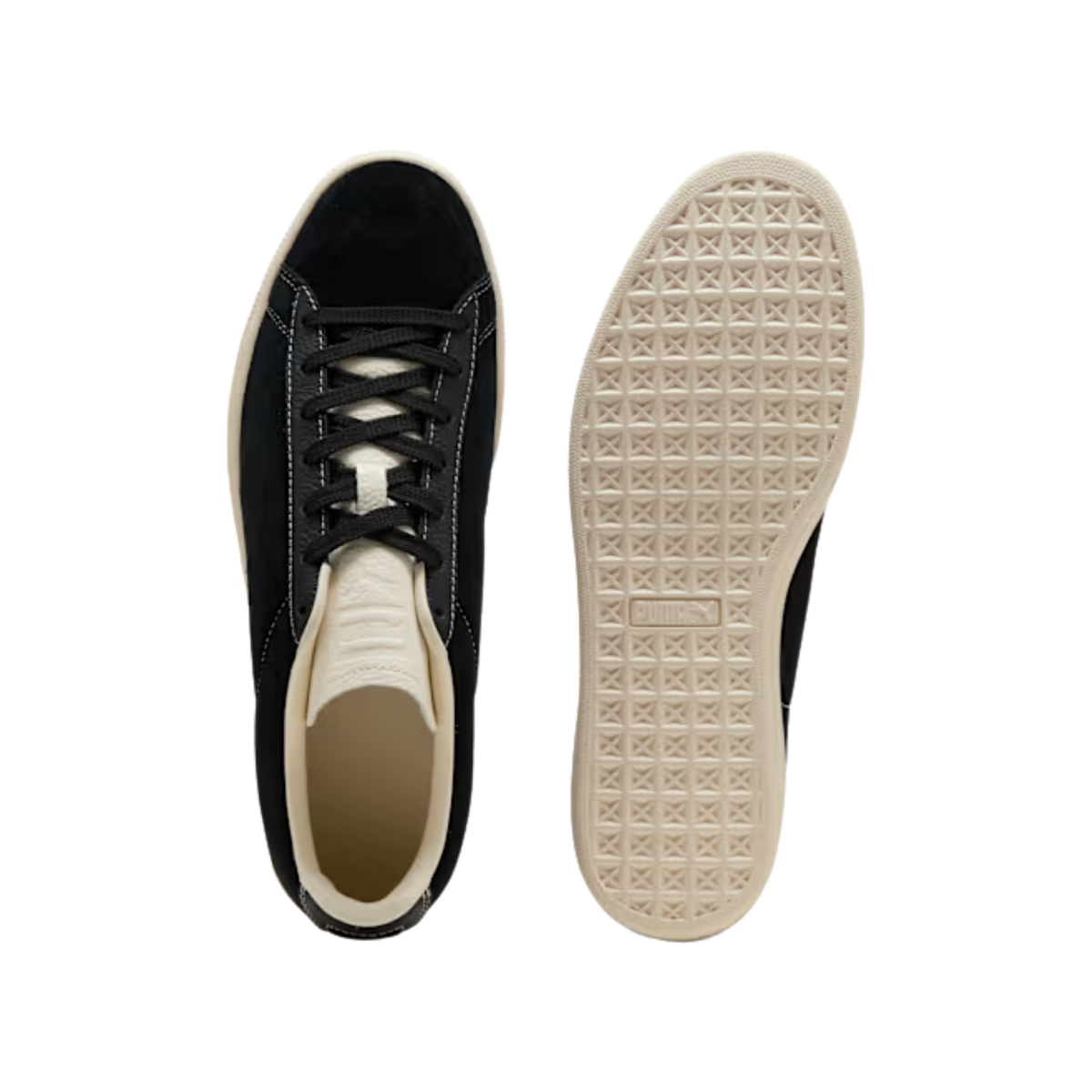 Puma Men Suede Icons Sneakers - Black Frosted Ivory