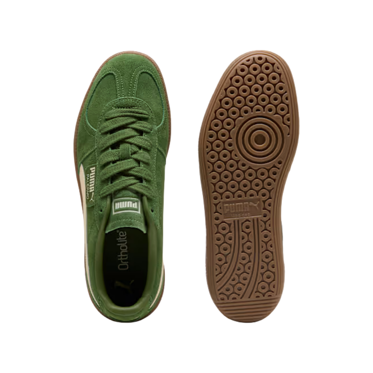 Puma Men Palermo Sneakers - Earthy Green Buttercream