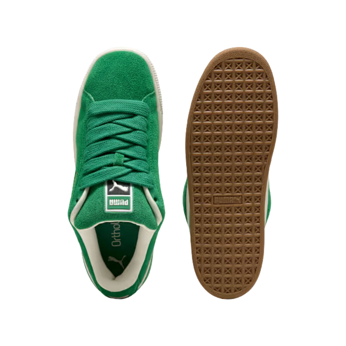Puma Men Suede XL Sneakers - Archive Green Vapor Gray