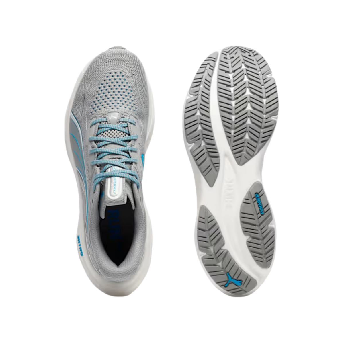 Puma Men Magnify Nitro™ 3 - Gray Echo Speed Blue White