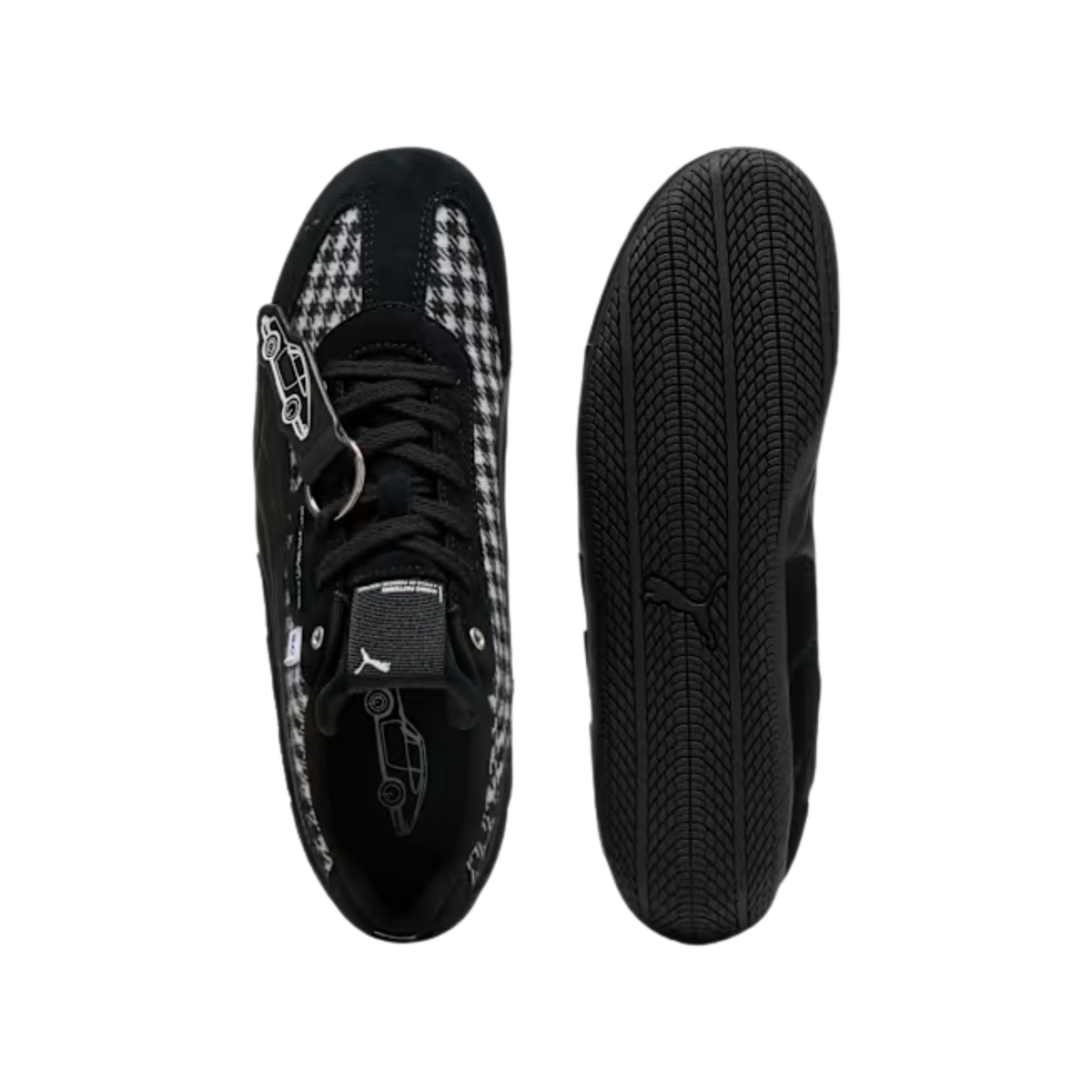 Puma Men Porsche Legacy Speedcat Pepita - Black White