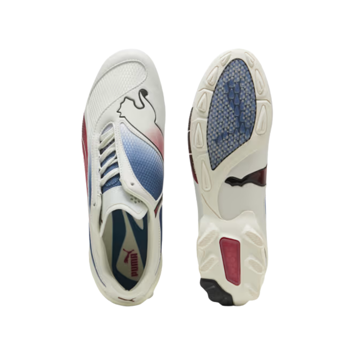 Puma Men V S1 Sneakers - Vapor Gray Dark Crimson