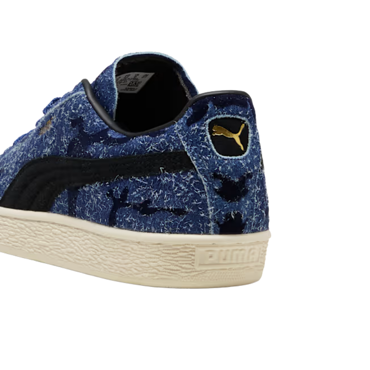 Puma Men Suede Flock Sneakers - Blue Jewel Club Navy