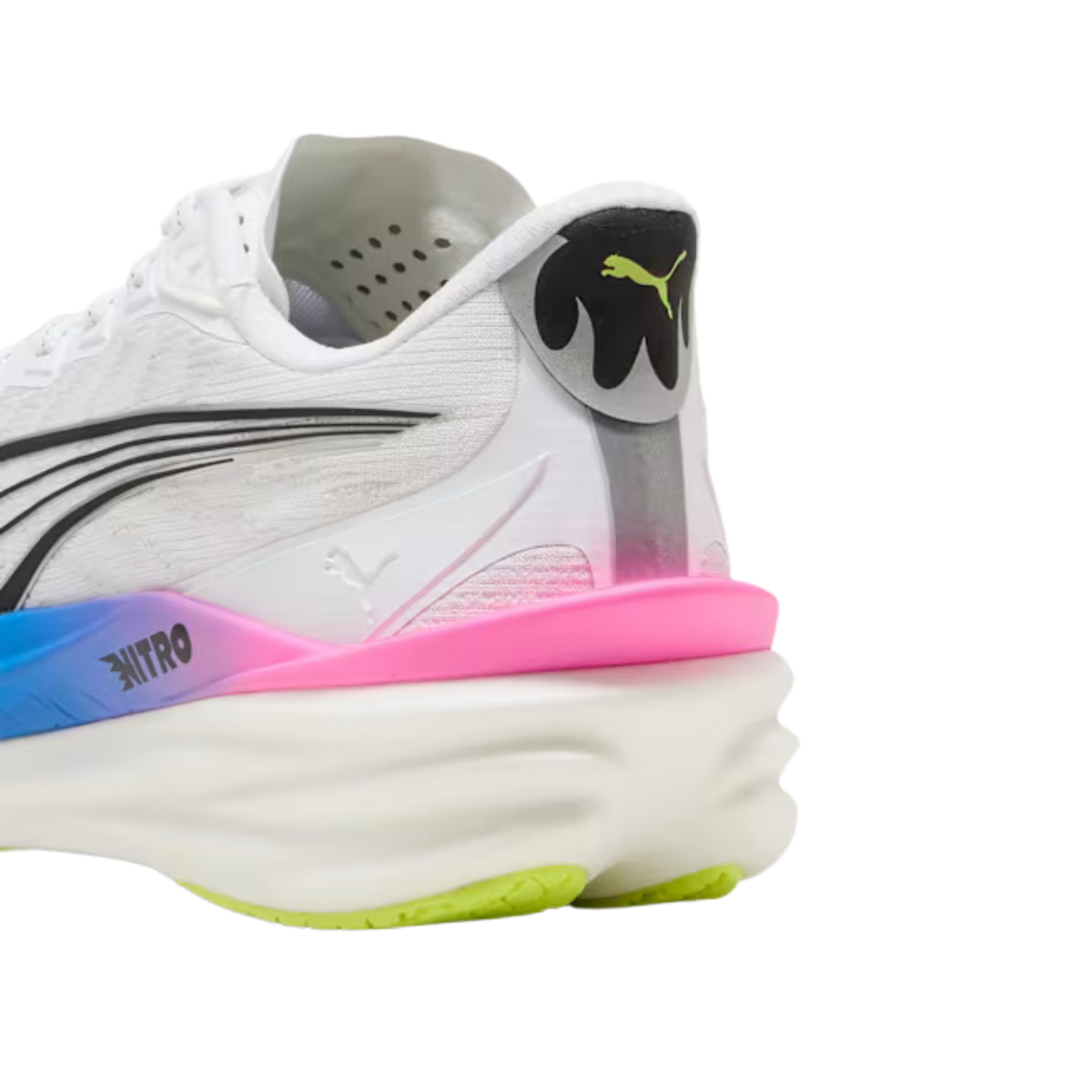 Puma Men Deviate Nitro™ 4 - White Poison Pink Ultra Blue