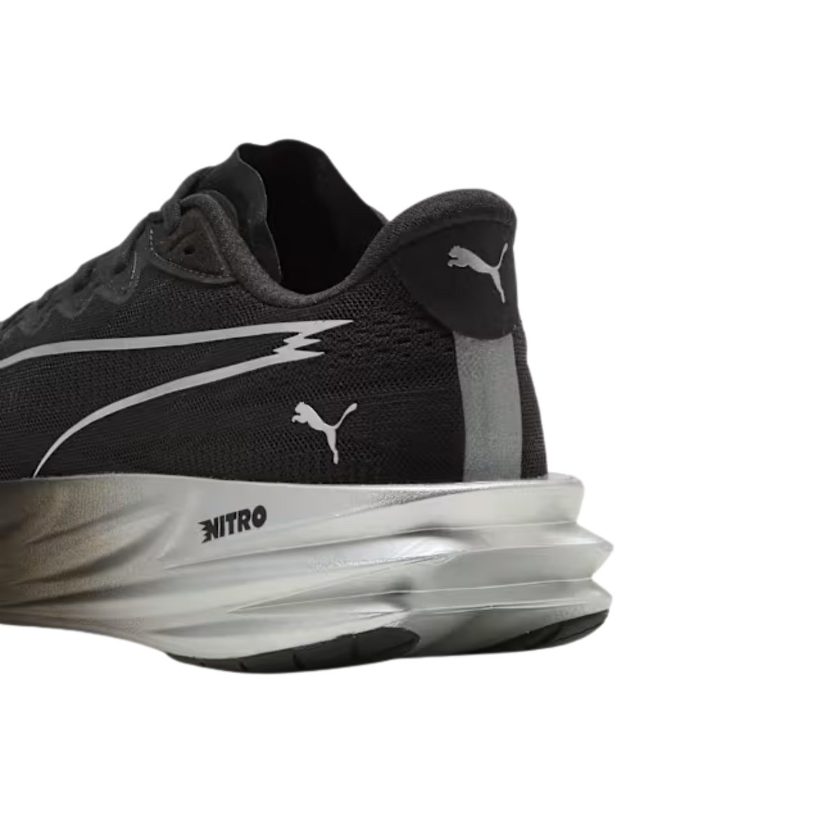 Puma Men Deviate Pure Nitro™ - Black Flat Dark Gray Silver