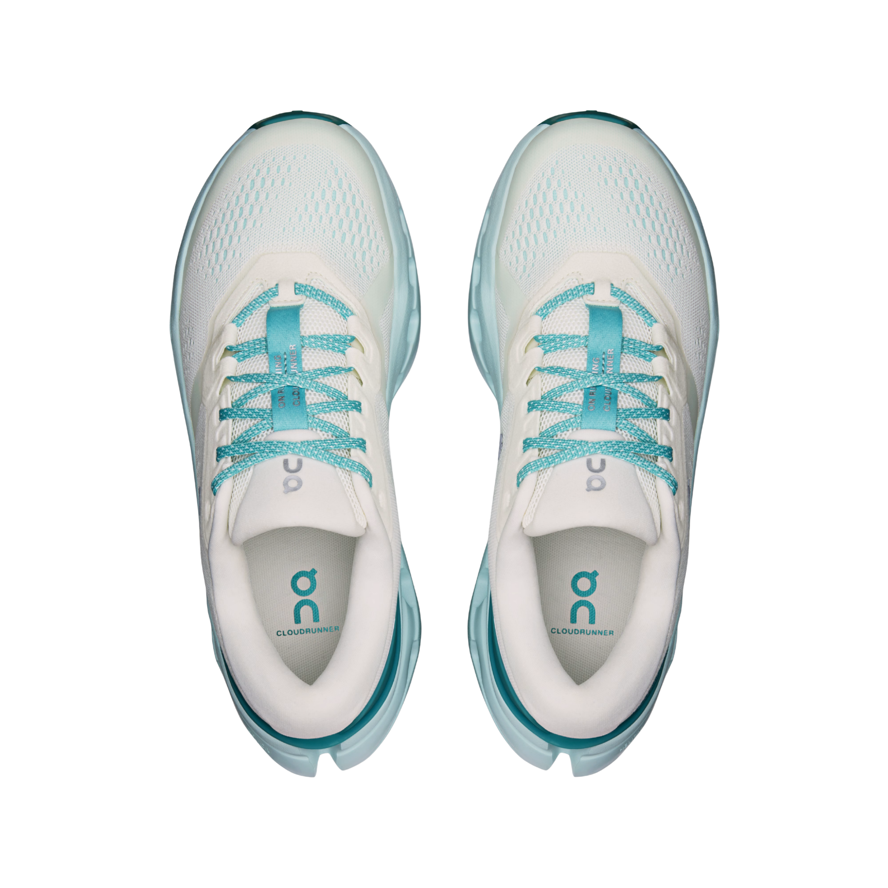 ON Women Cloudrunner 3 - Ivory Aquamarine