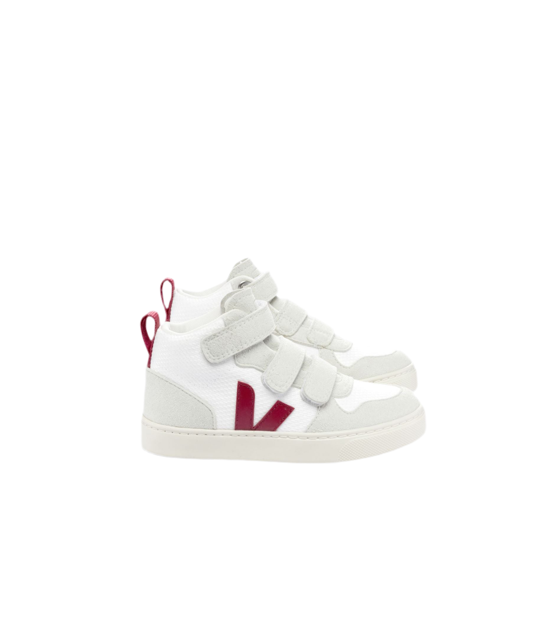 Veja Kids V-10 Mid - White Marsala