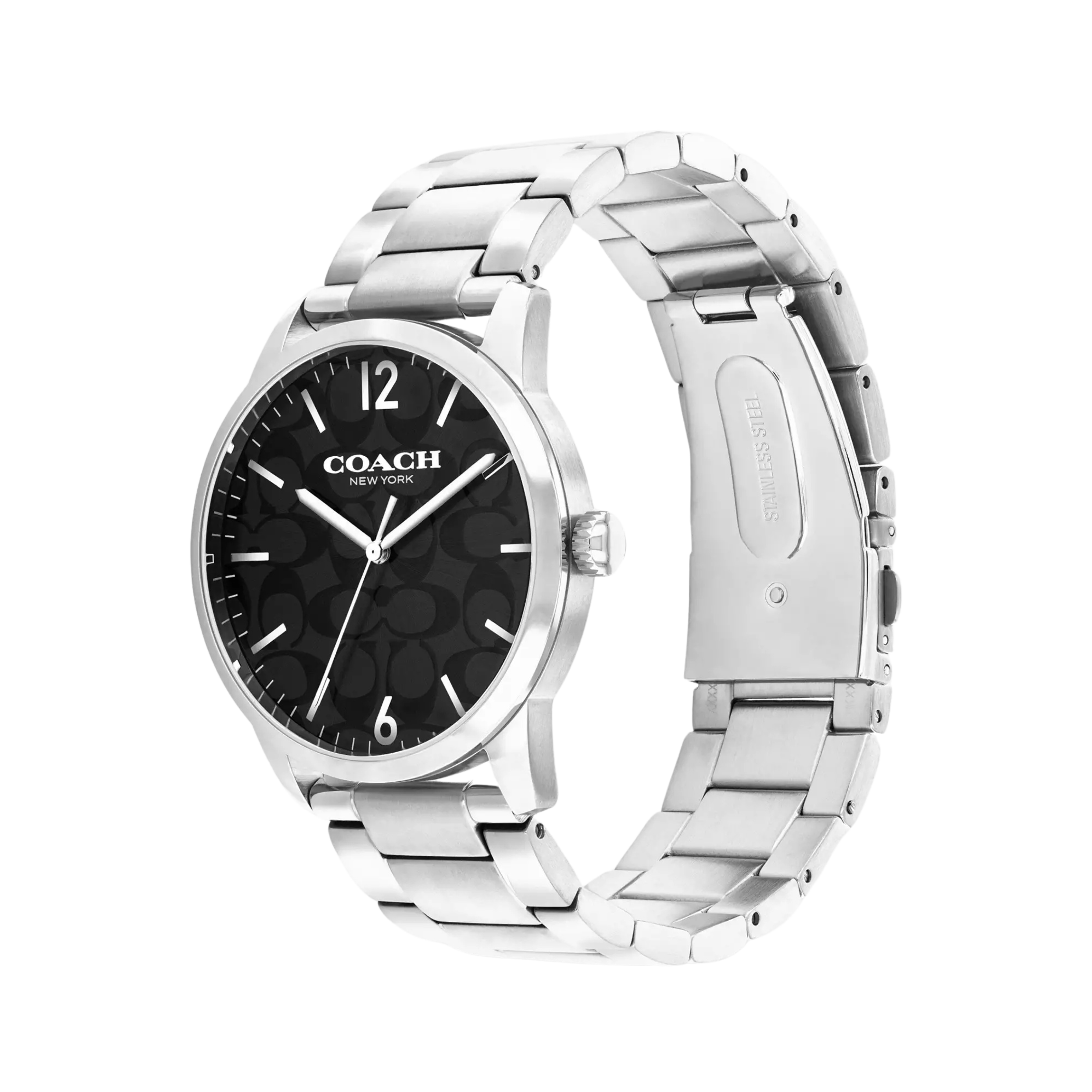 Coach Men Keane Watch 39 Mm - Stainless Steel