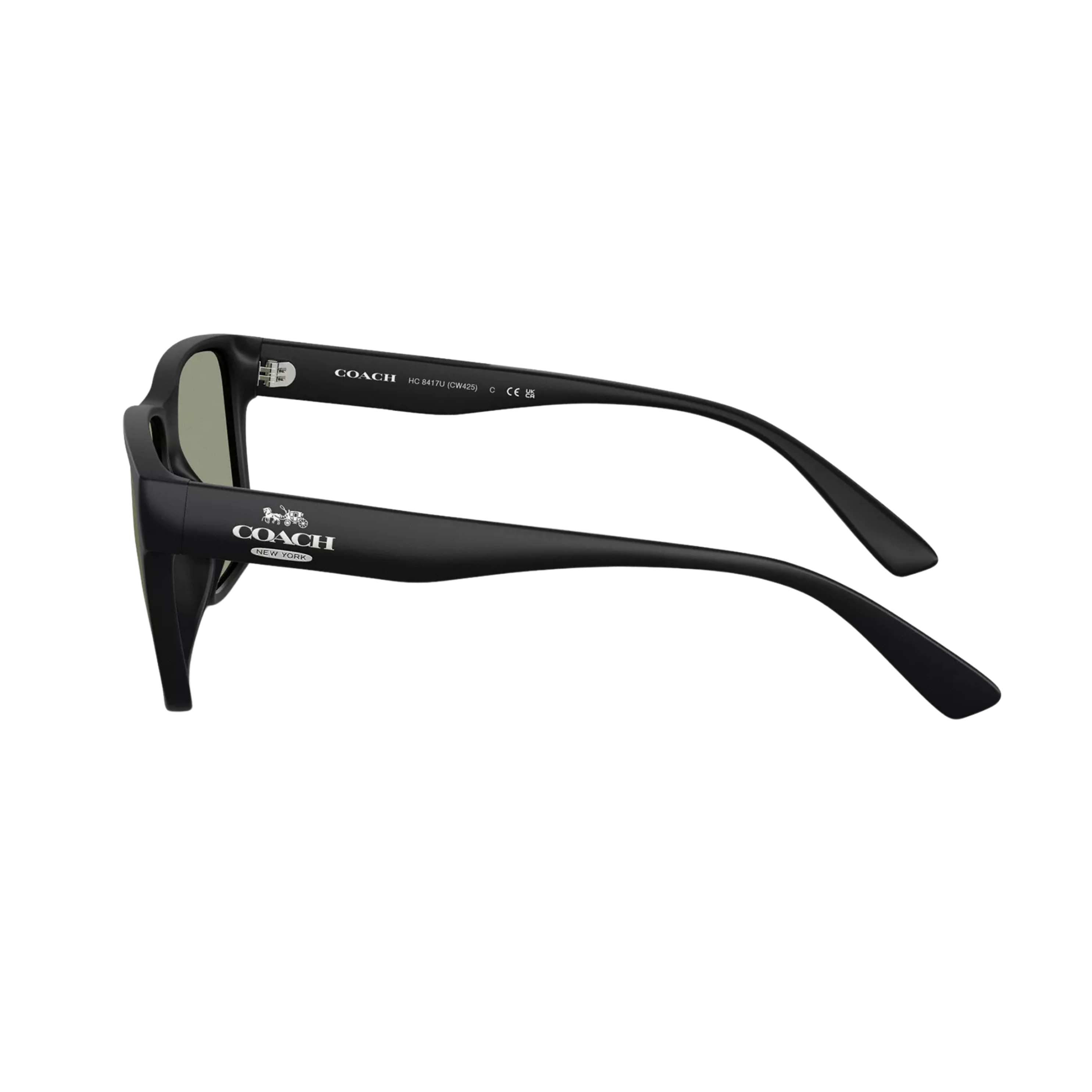 Coach Men Square Sunglasses - Matte Black