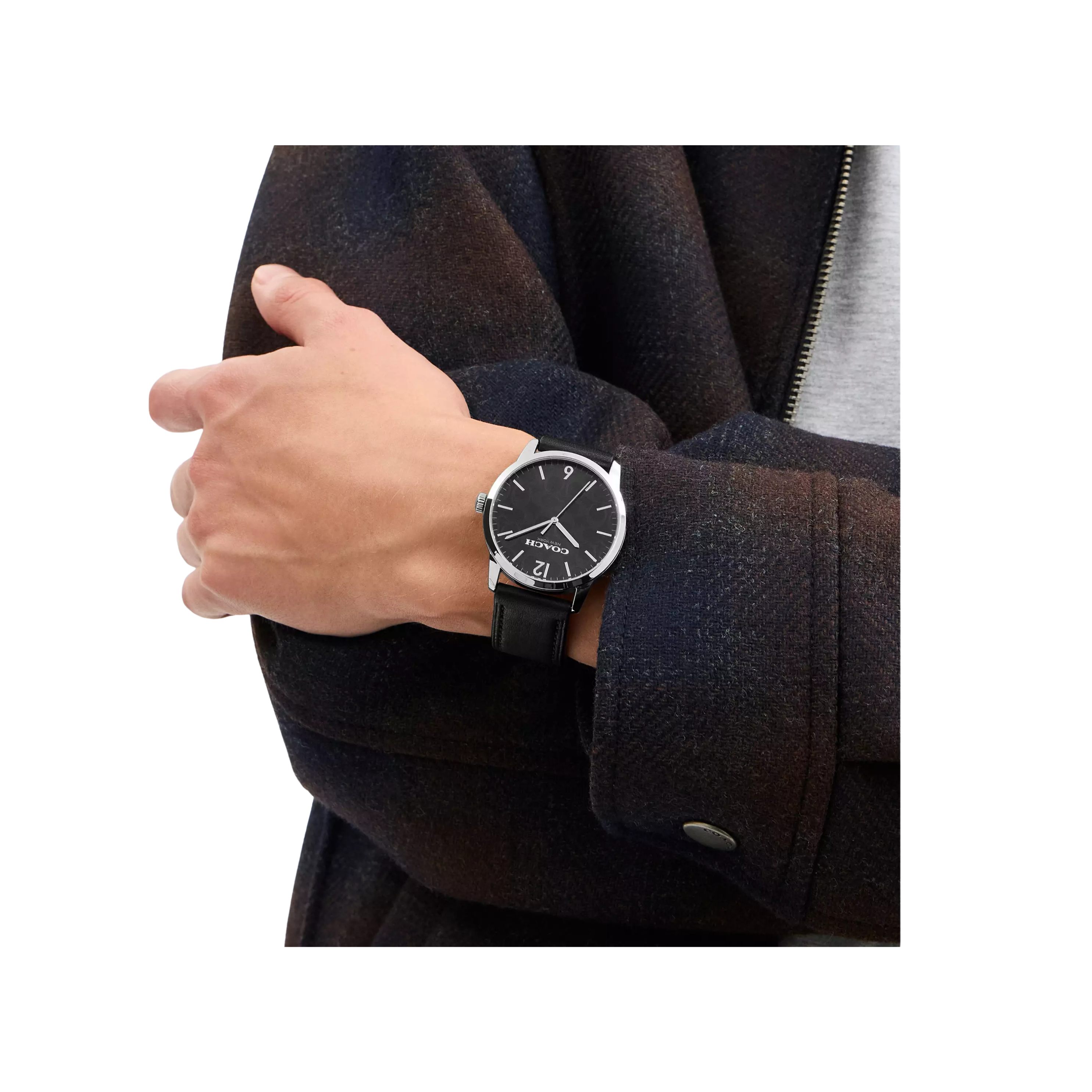 Coach Men Keane Watch 39 Mm - Black
