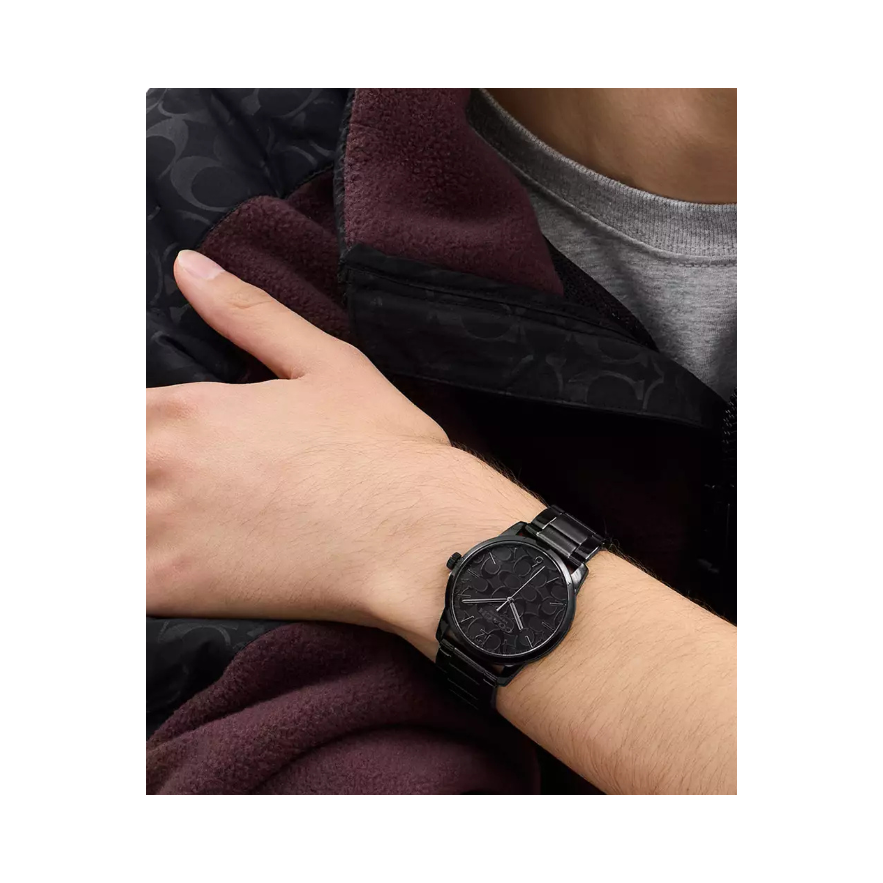 Coach Men Keane Watch 39 Mm - Black Black