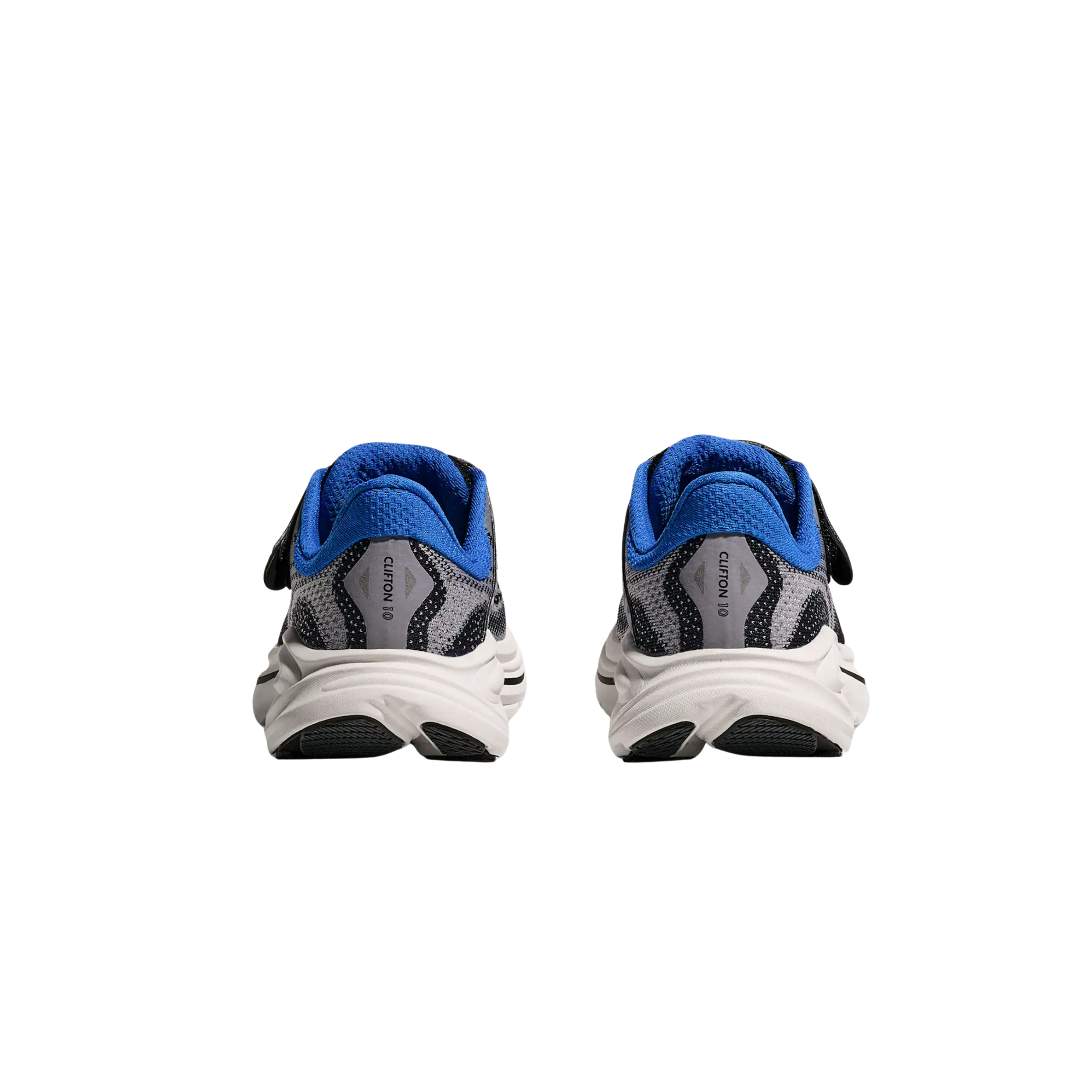 Hoka Kids Clifton 10 - Foggy Grey Black