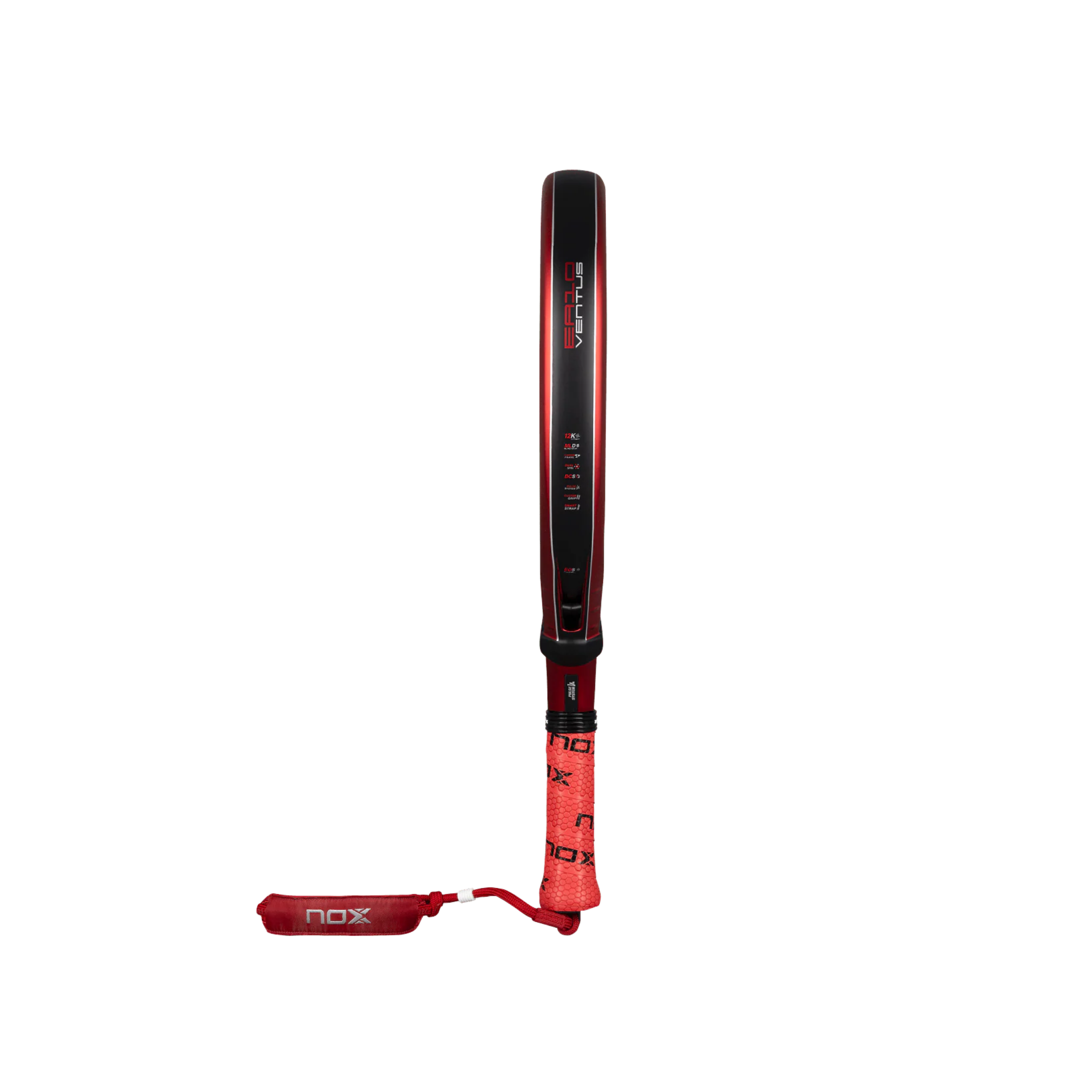 Nox EA10 Ventus Hybrid 12K Xtrem Padel Racket - Red Black