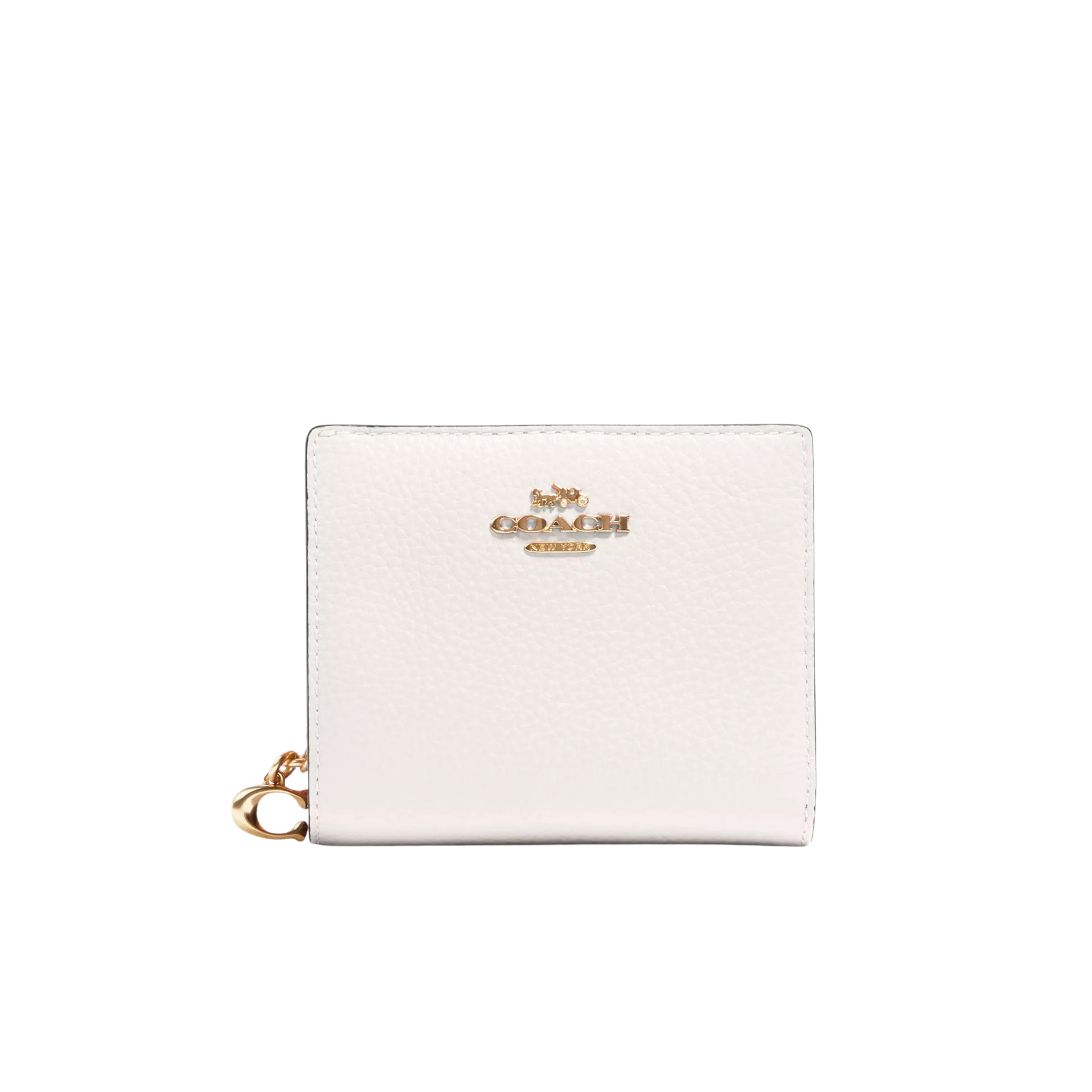 Coach Women Snap Wallet - Gold Chalk
