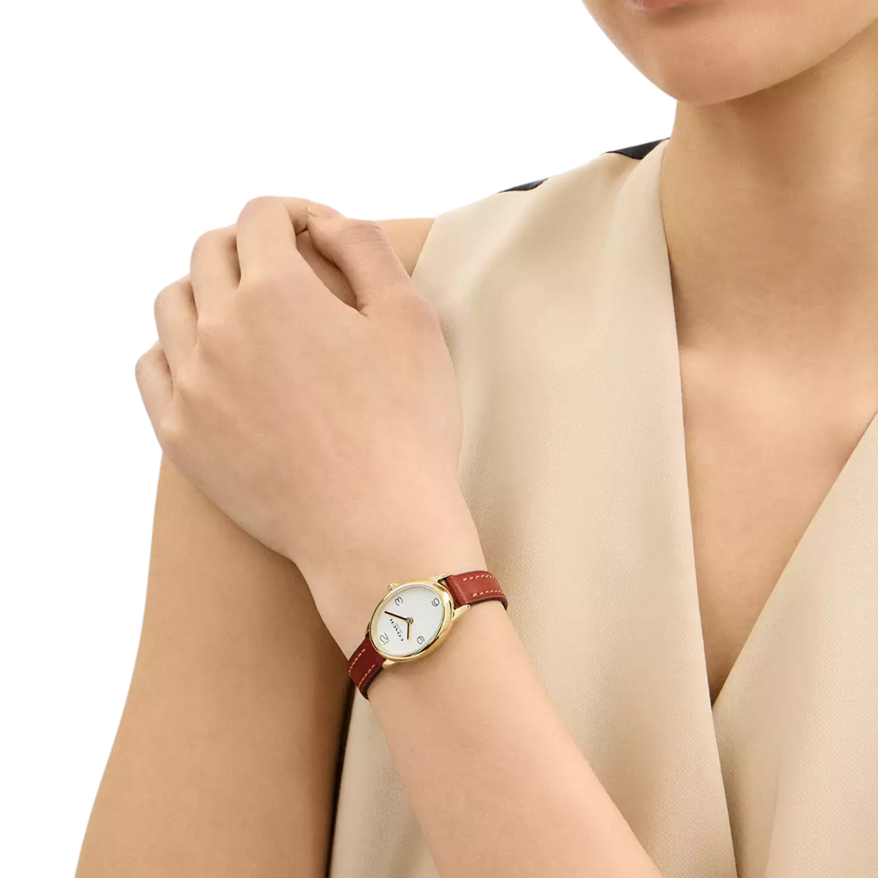 Coach Women Talia Watch 22 Mm - Saddle