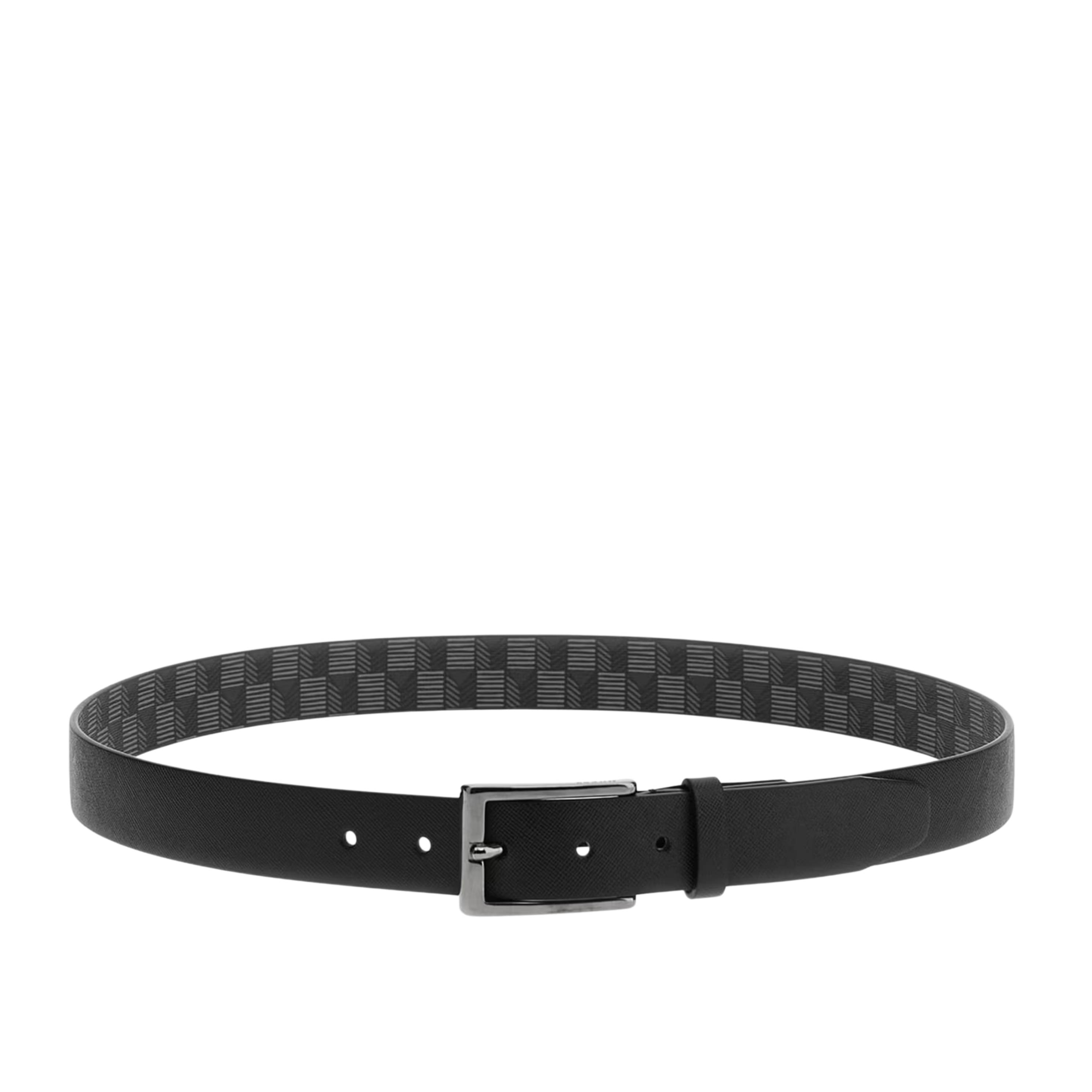 Guess Men Reversible G Wave Belt - Black