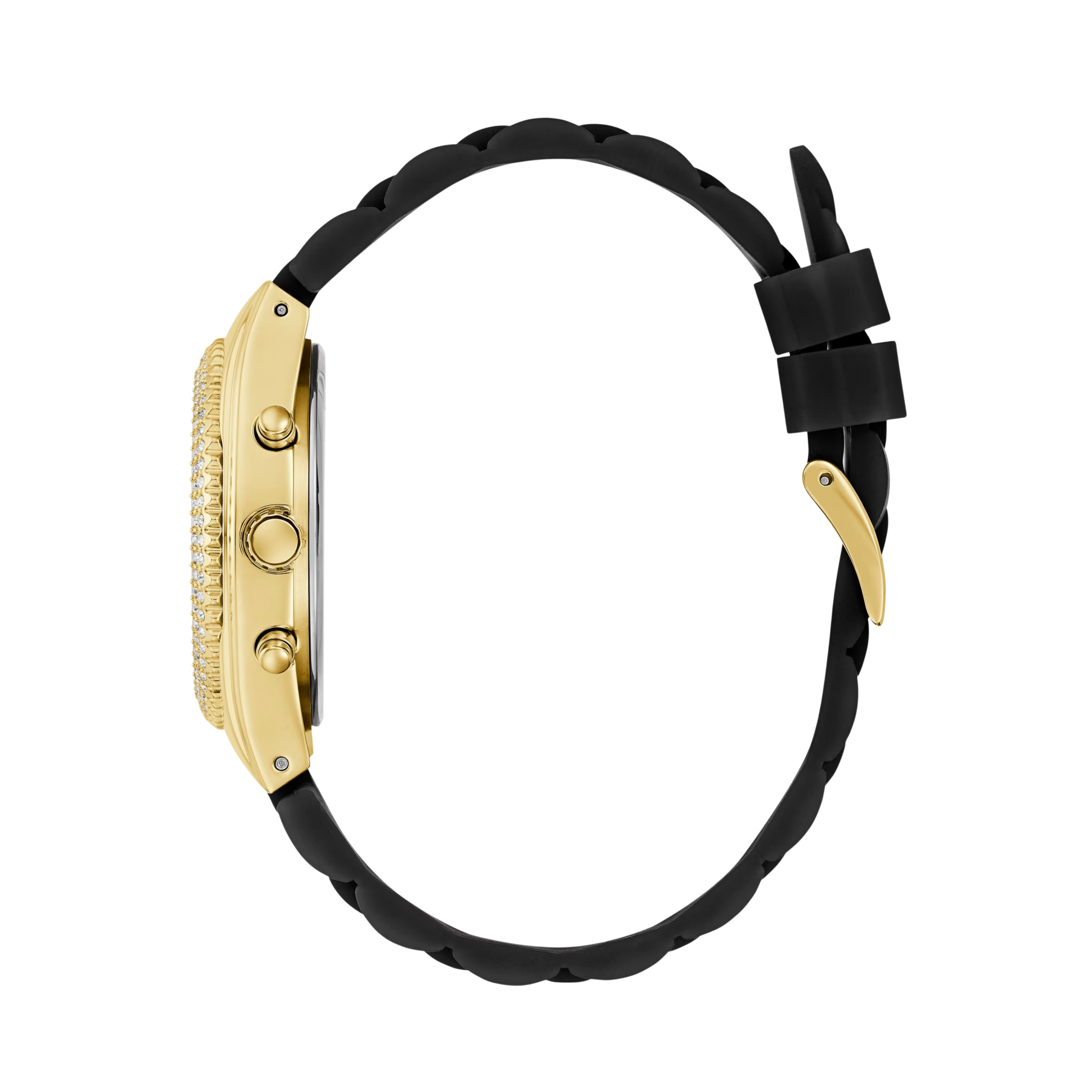 Guess Women Gold Tone and Clear Multifunction Watch GW0773L2 - Gold