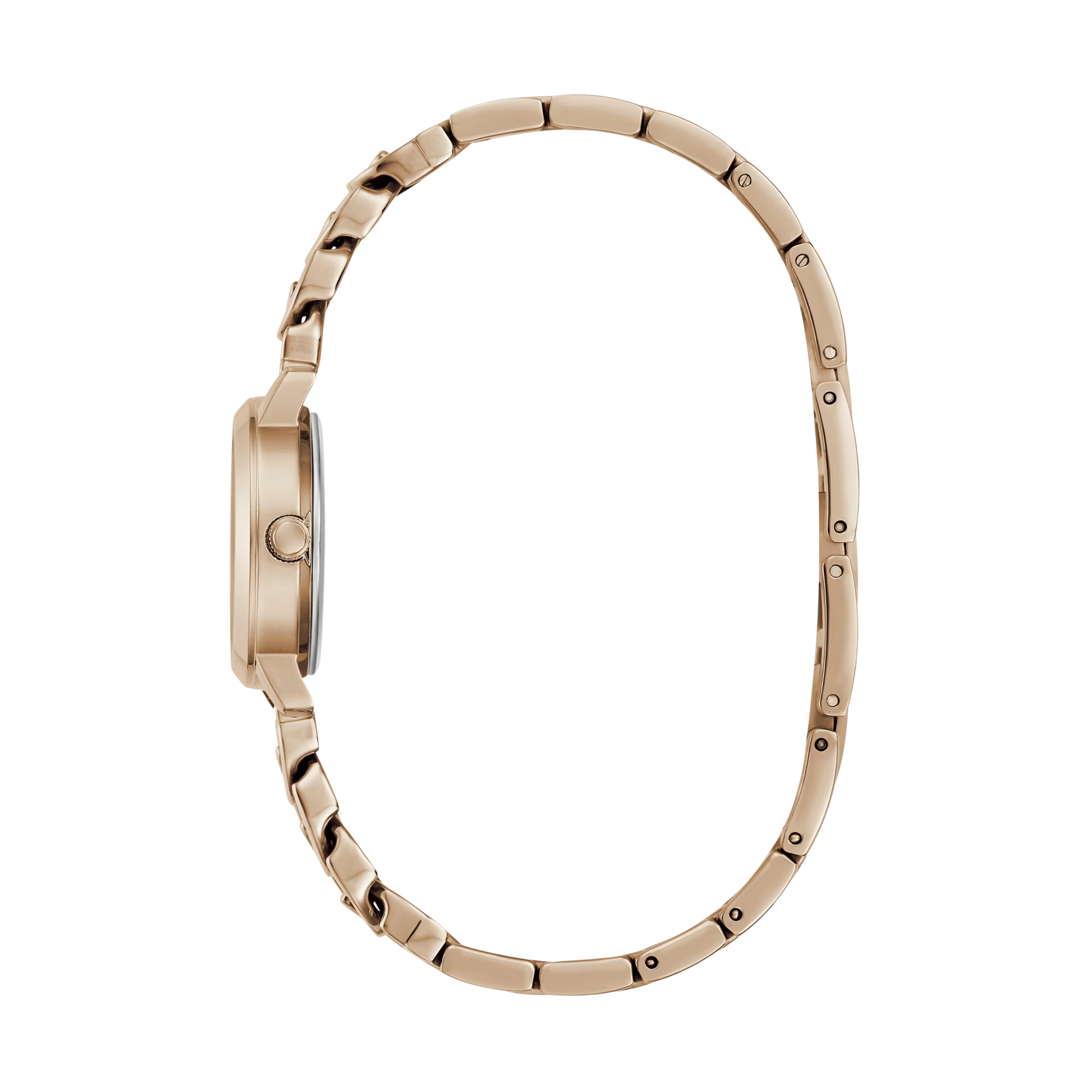 Guess Women Rose Gold Tone Mixed Chain Analog Watch GW0867L3 - Rose Gold