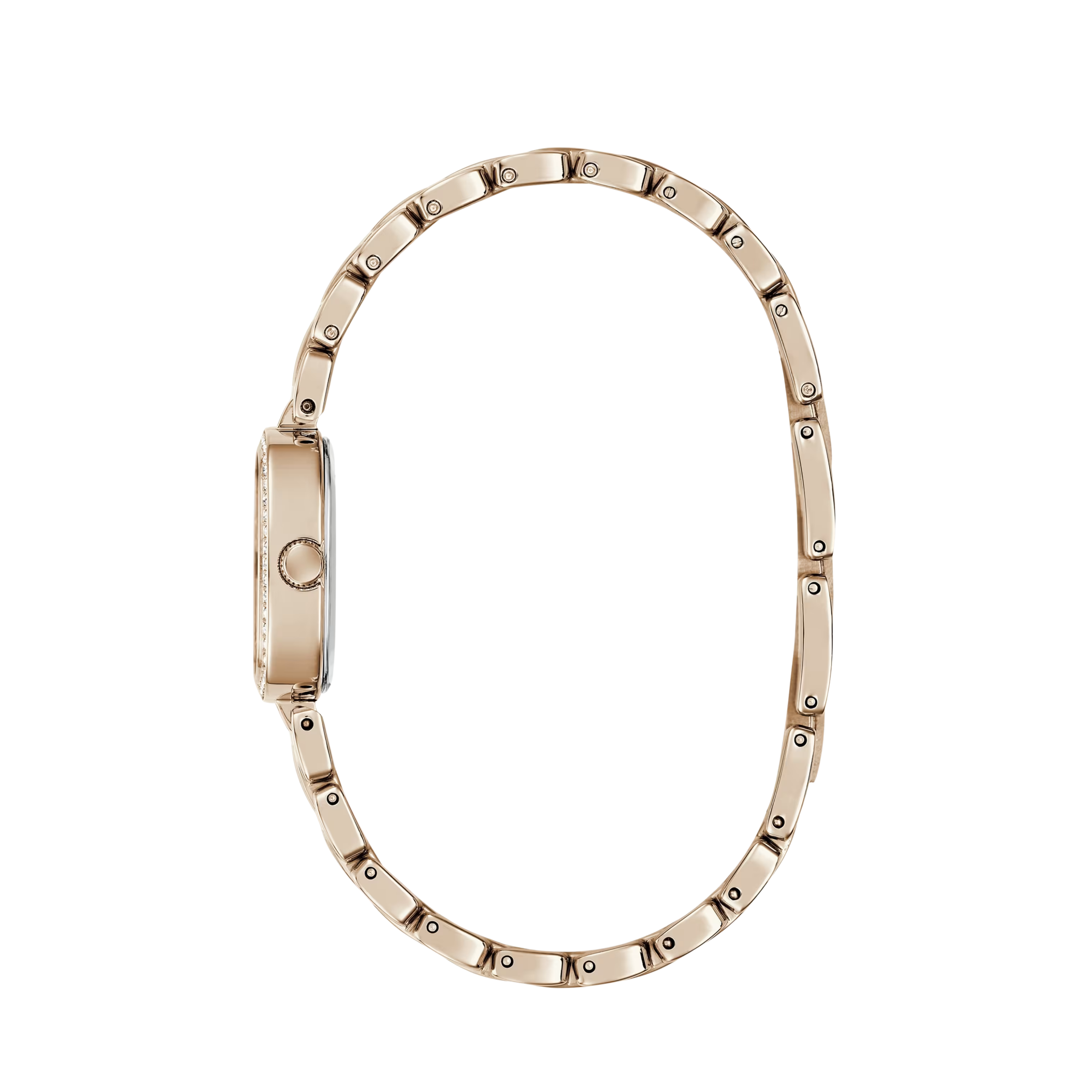 Guess Women Crystal Stainless Steel Analogue Watch GW1018L4 - Rose Gold