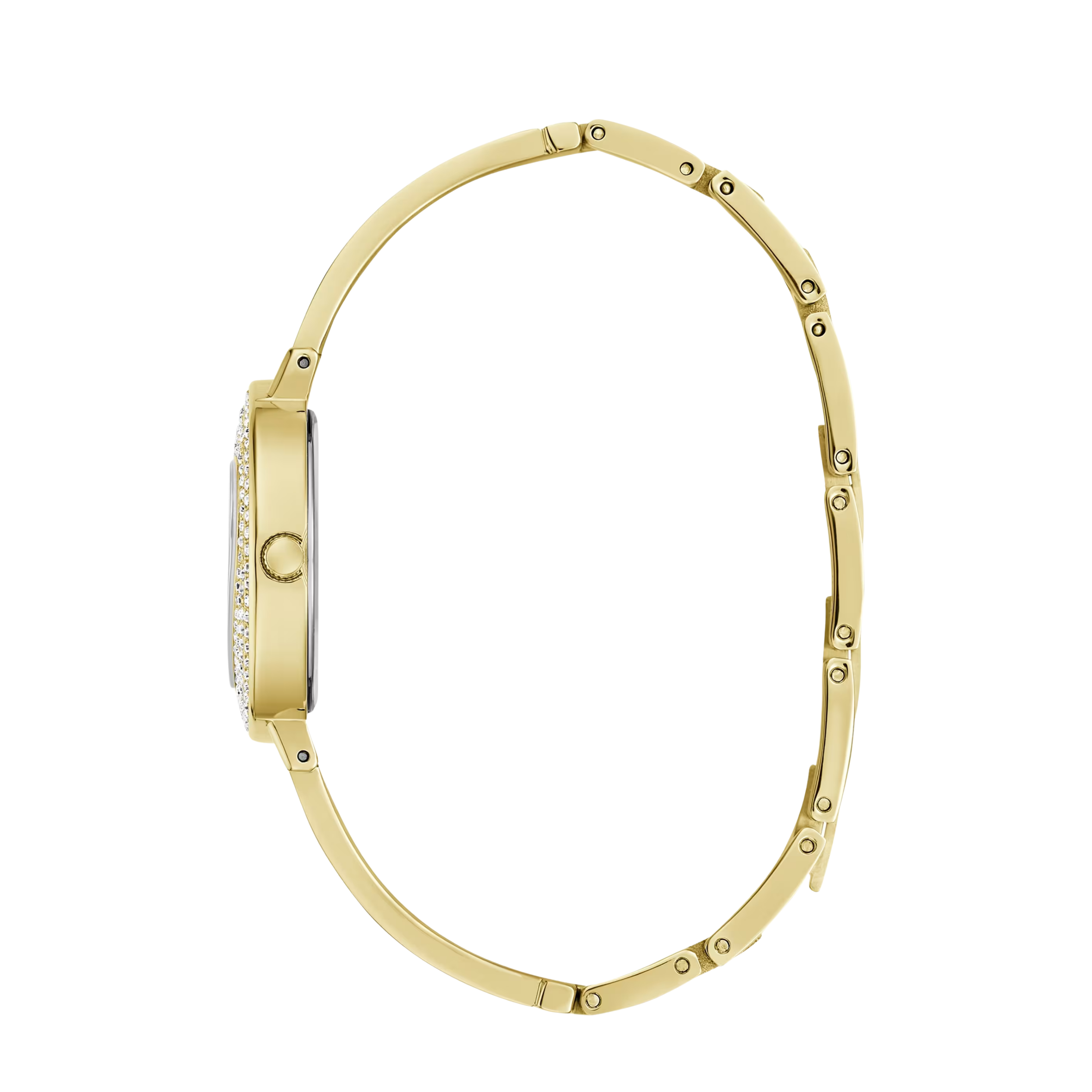 Guess Women Crystal Stainless Steel analogue watch 30 mm GW0991L2 - Gold