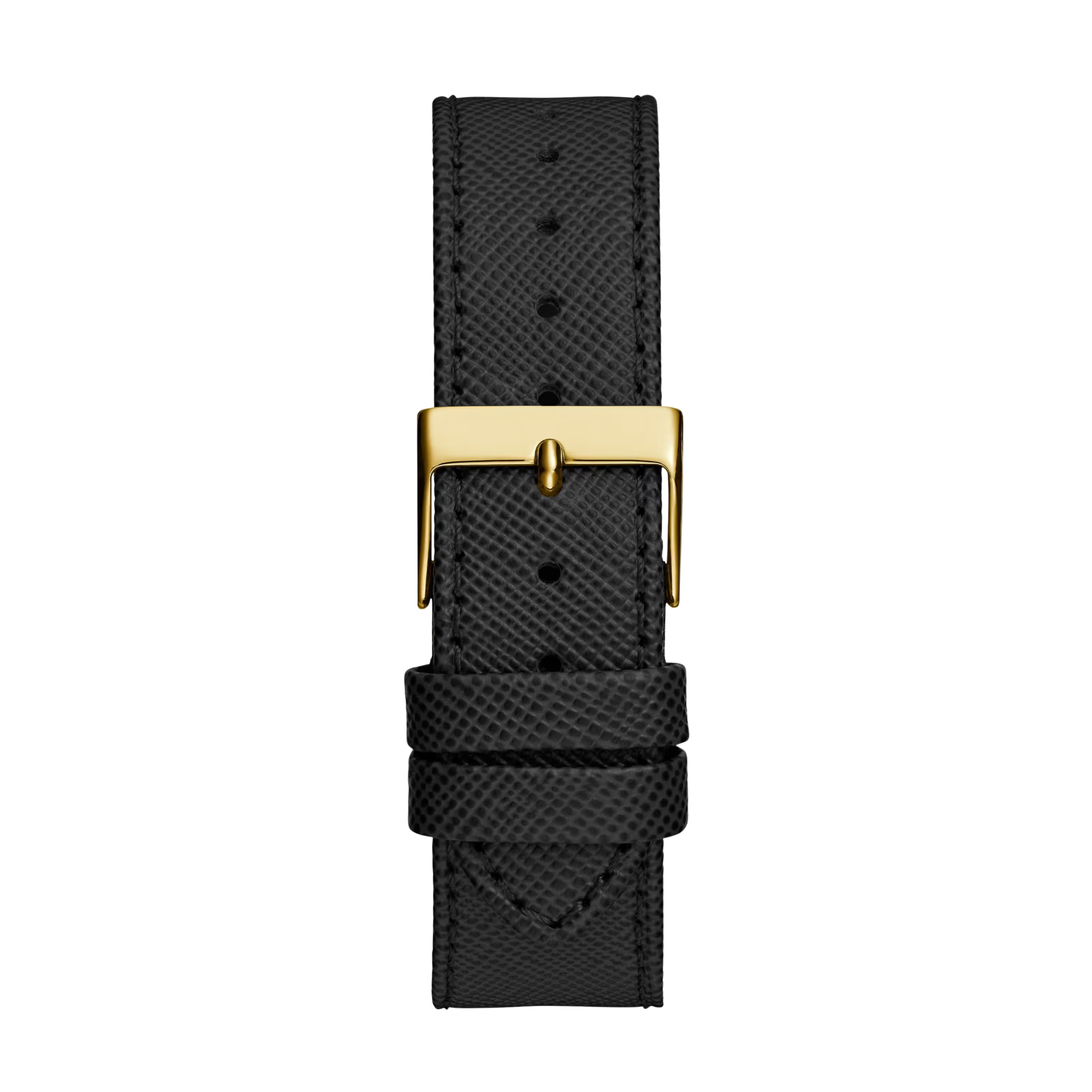 Guess Women Black Leather Chronograph Watch GW0753L4 - Black Snakeskin