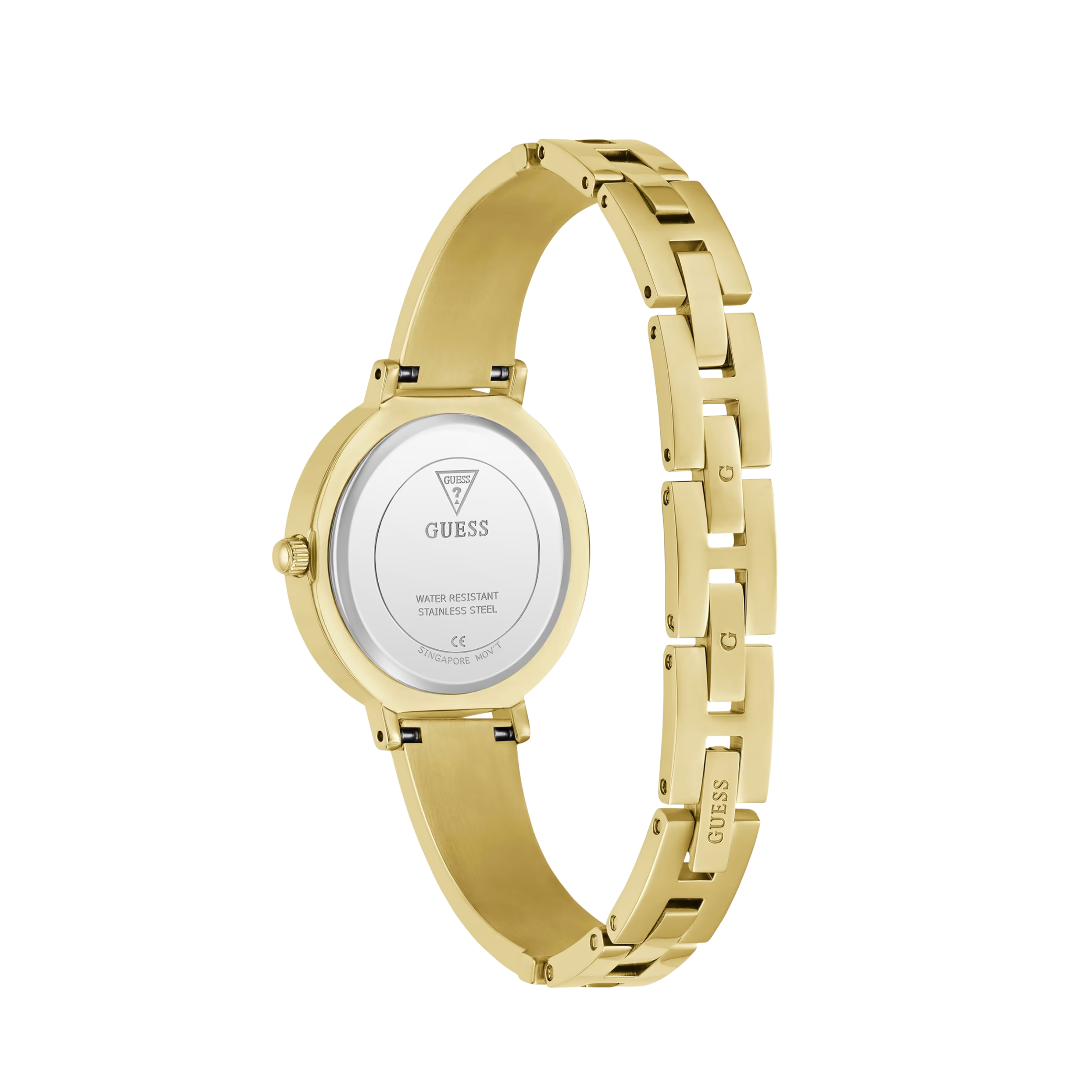 Guess Women Crystal Stainless Steel analogue watch 30 mm GW0991L2 - Gold