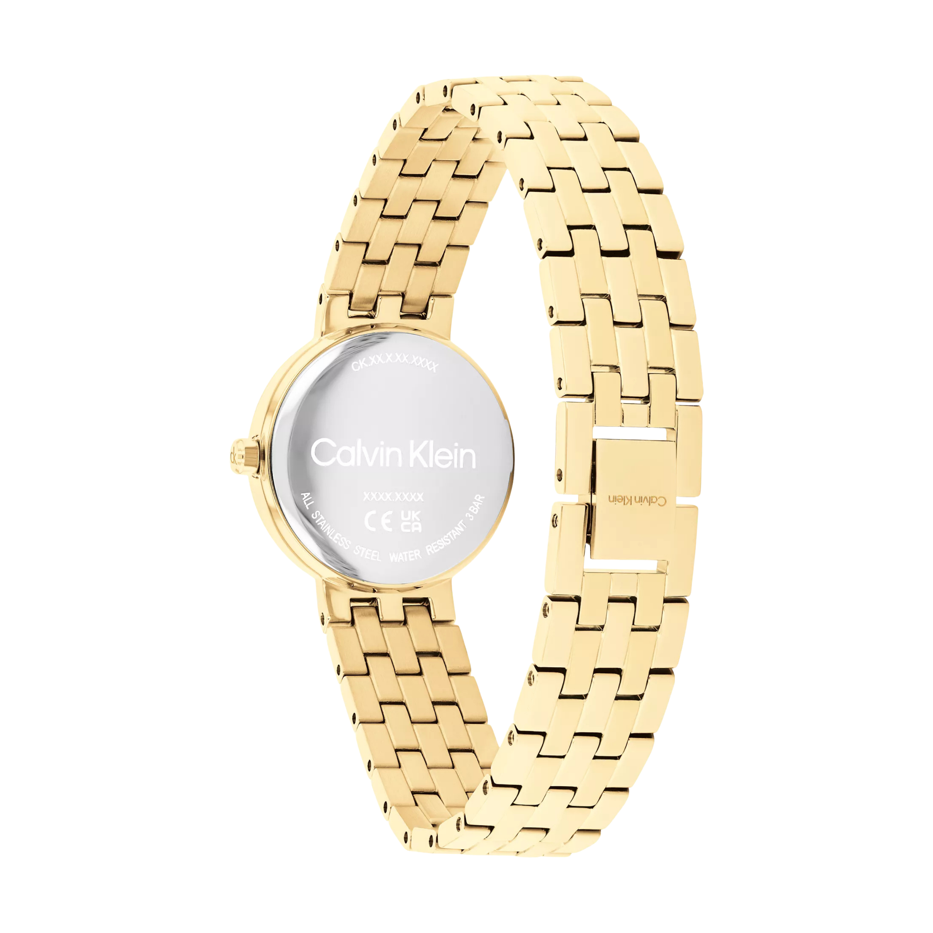 Calvin Klein Women Modern Dial Link Bracelet Watch - Gold