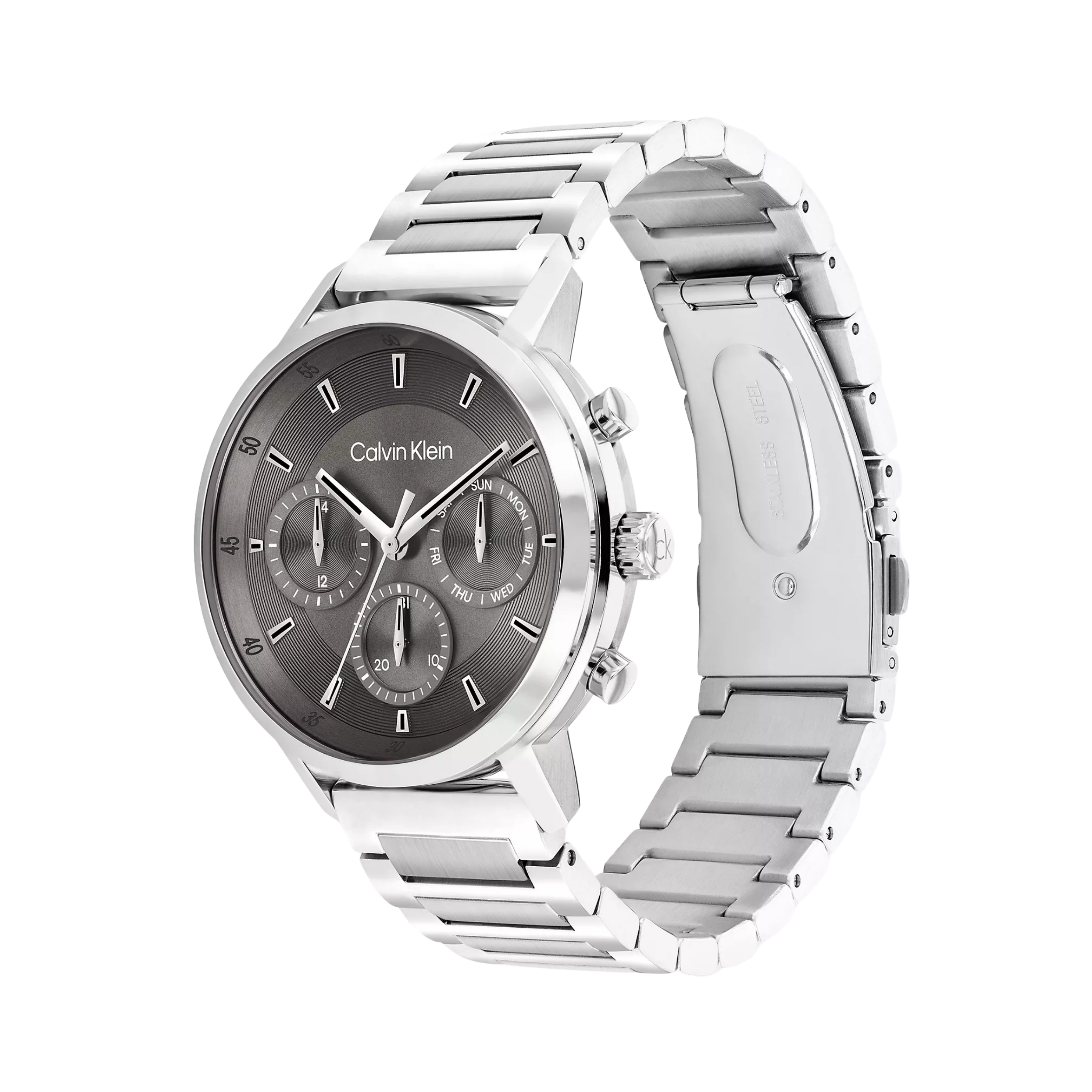 Calvin Klein Men Sunray Chronograph Watch LW000330 040 - Silver