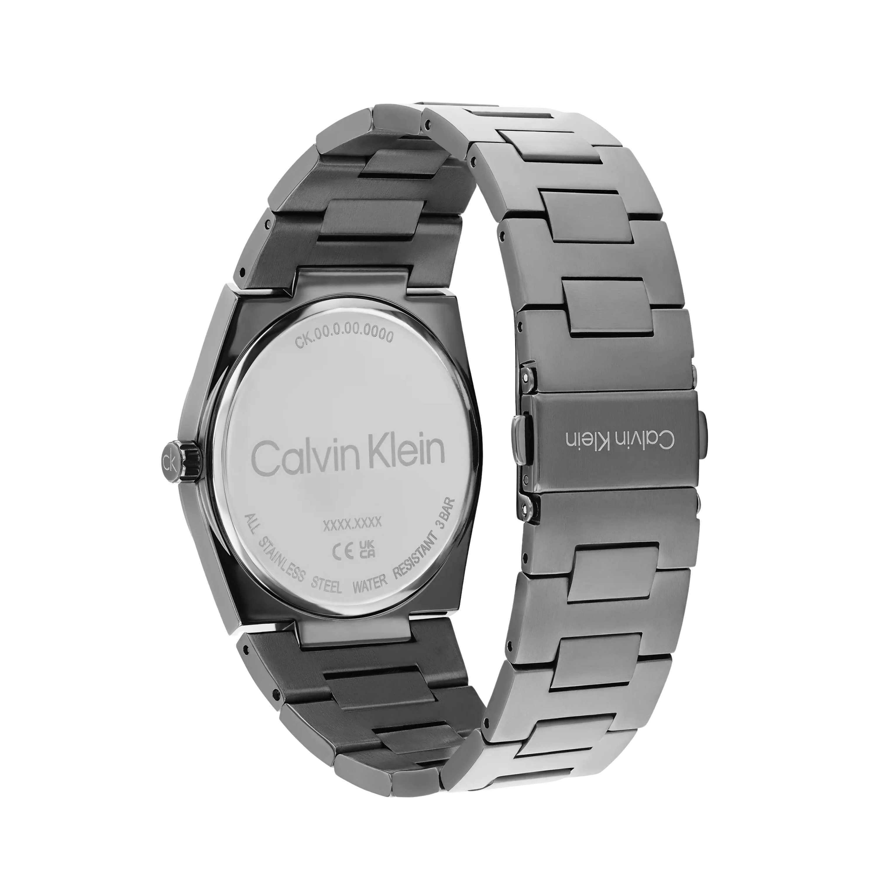 Calvin Klein Men Textured Dial Integrated Bracelet Watch 25200543 - Green